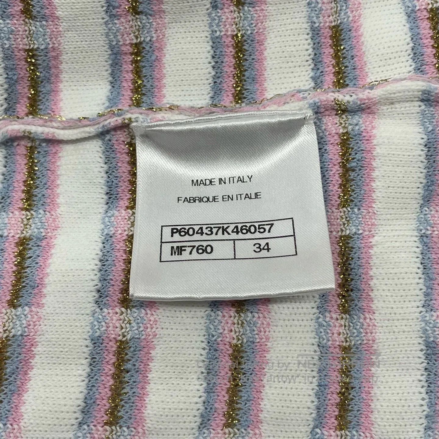 Chanel Chanel Pink White Slim Dress. Size XXS / US 00 / IT 34 - 6 Thumbnail