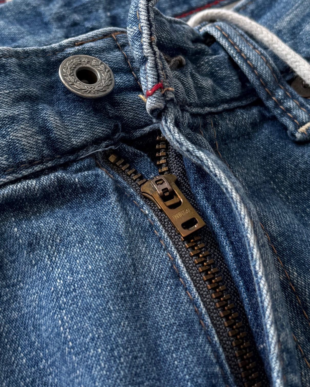 Johnbull JOHNBULL SELVAGE DENIM WIDE JEANS Size US 32 / EU 48 - 12 Thumbnail
