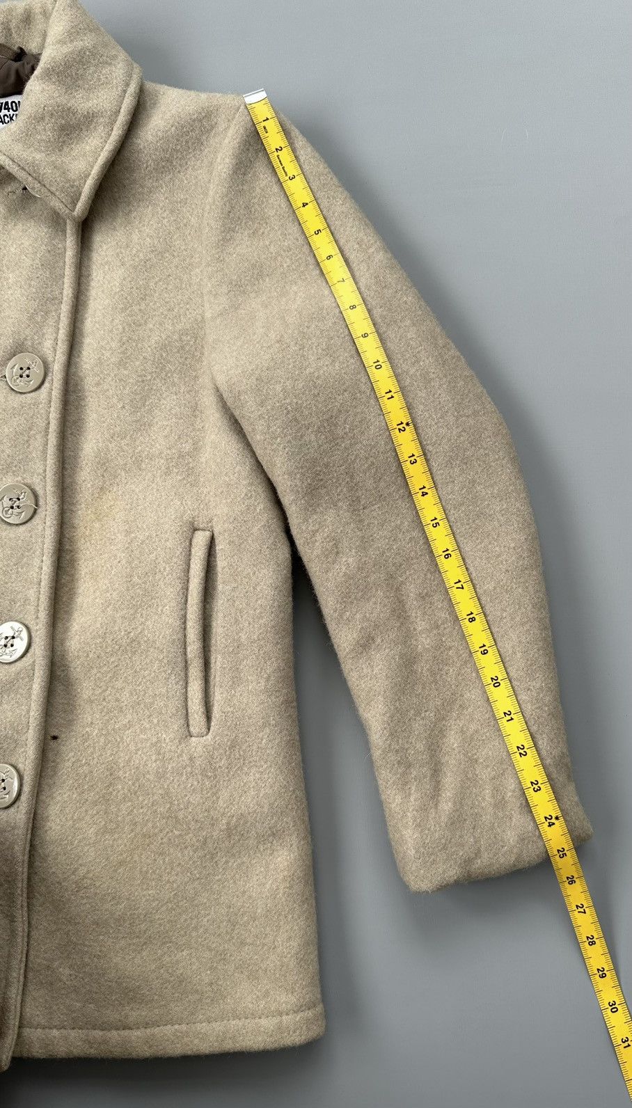 Schott Vintage Schott NYC Peacoat USN 740N Wool Jackets Size US XS / EU 42 / 0 - 11 Thumbnail