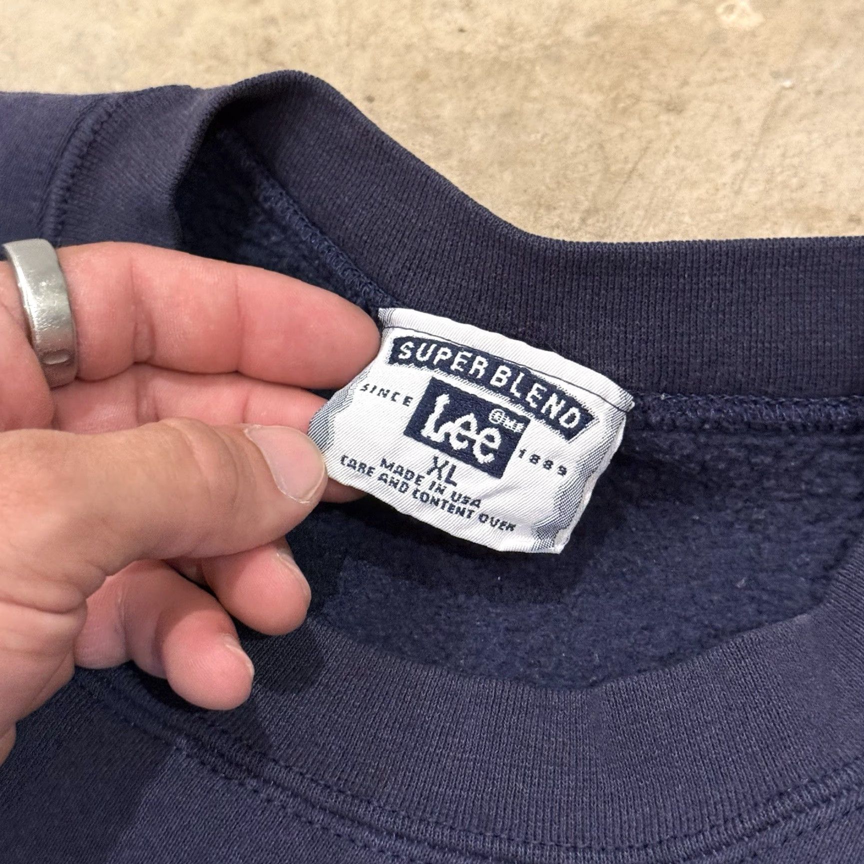 Vintage VINTAGE Team Alpine SnowMobile Sweatshirt Crewneck Mens XL Blue Heavy Size US XL / EU 56 / 4 - 3 Thumbnail