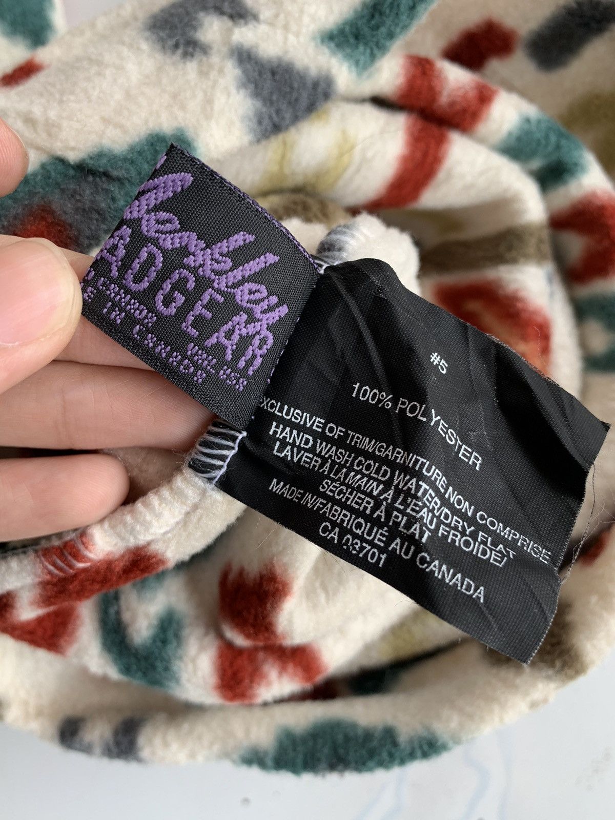 Japanese Brand × Kapital × Vintage MADE IN CANADA MERKLEY RARE WINTER SESSIONS LONG BEANIE HAT Size ONE SIZE - 12 Thumbnail