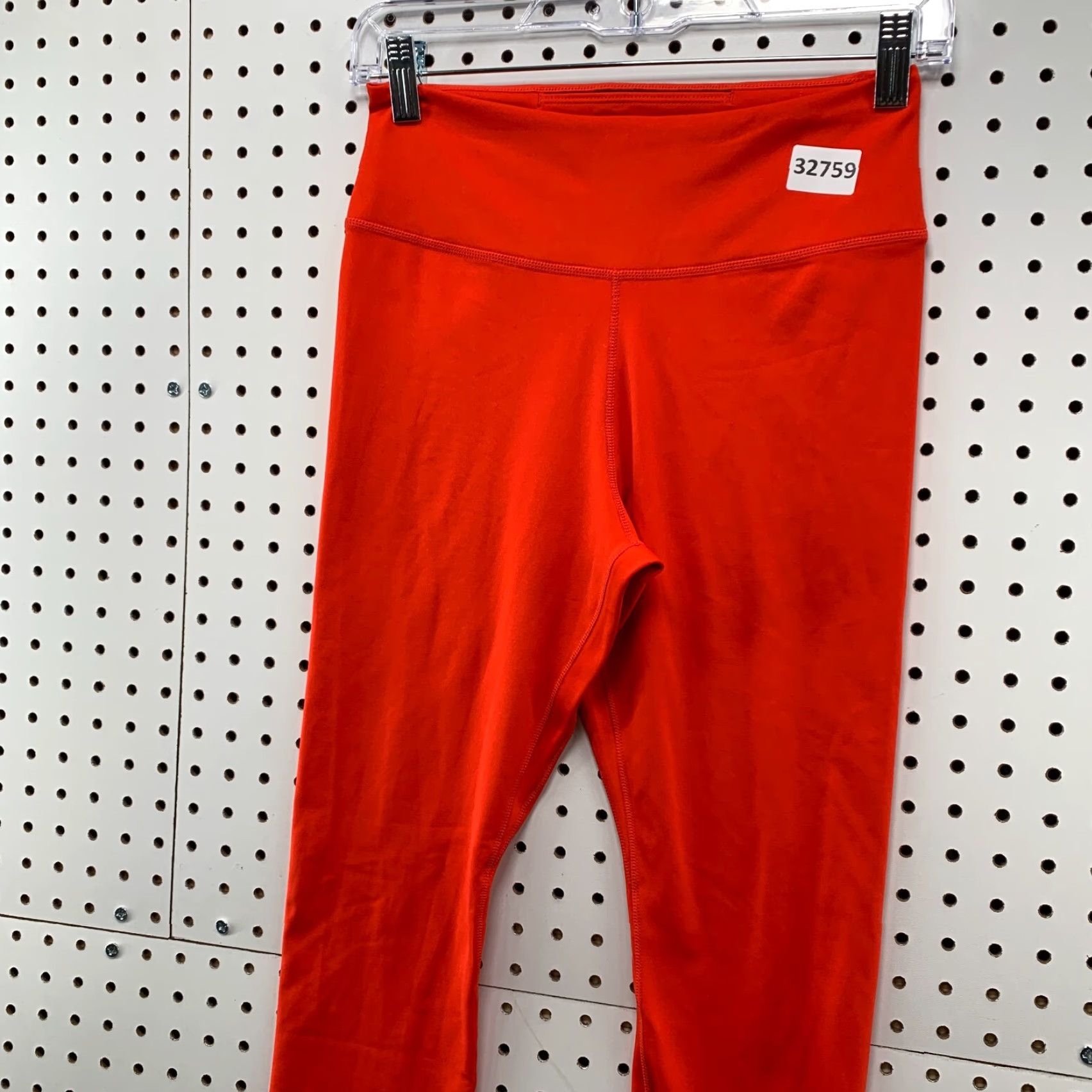 Nike Nike Dri-FIT Leggings Womens Small Orange Active Yoga Run 25x27 Skinny Inseam 27 in ankle Womens Size 28" / US 6 / IT 42 - 4 Thumbnail
