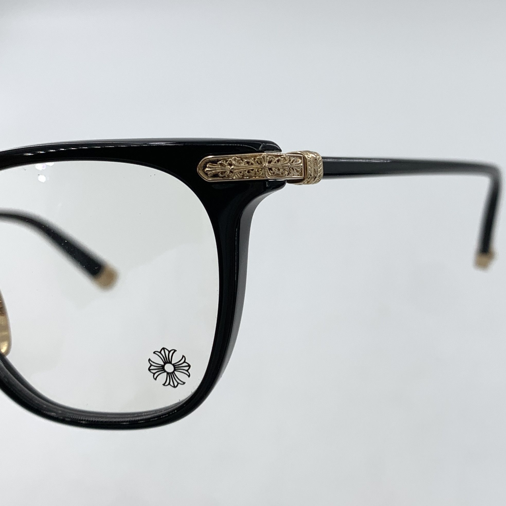 Chrome Hearts Chrome Hearts Optical Frame Cross Engraved Black Size ONE SIZE - 6 Thumbnail