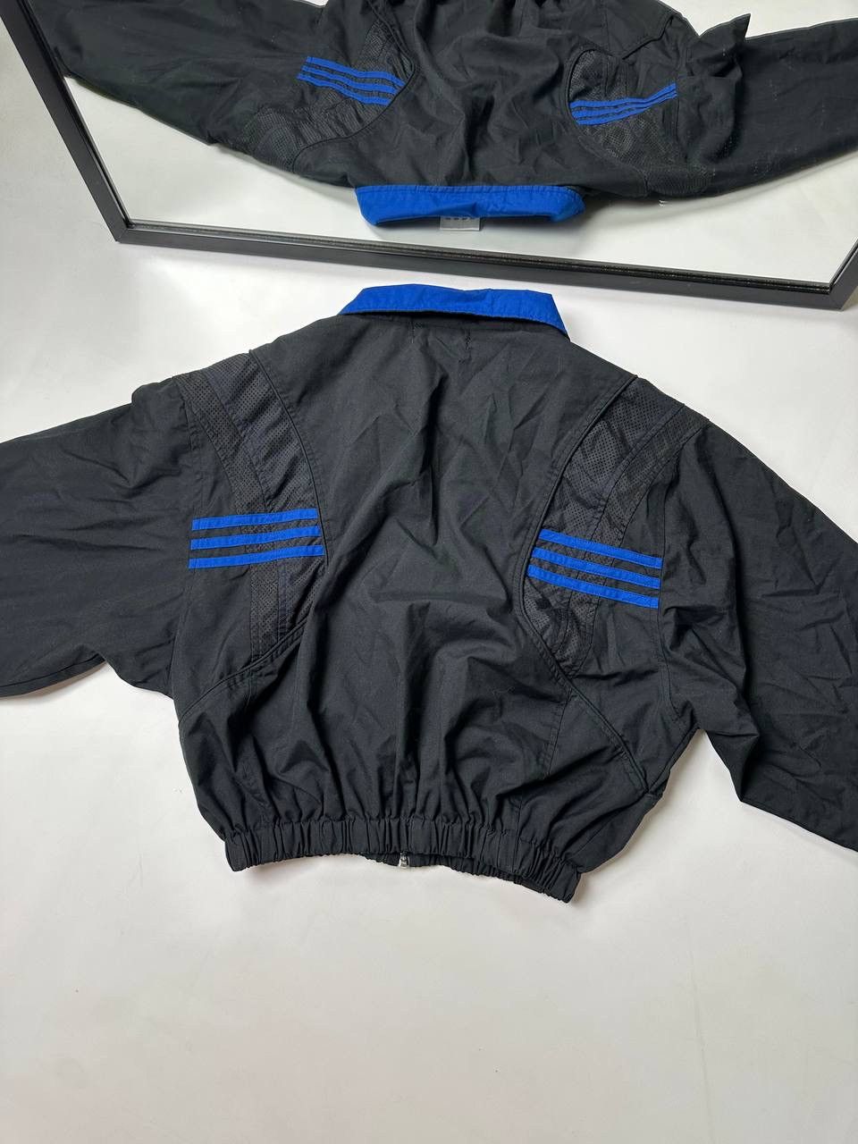 Adidas Vintage 00s Adidas Rework Crop Track Jacket Size M / US 6-8 / IT 42-44 - 4 Thumbnail