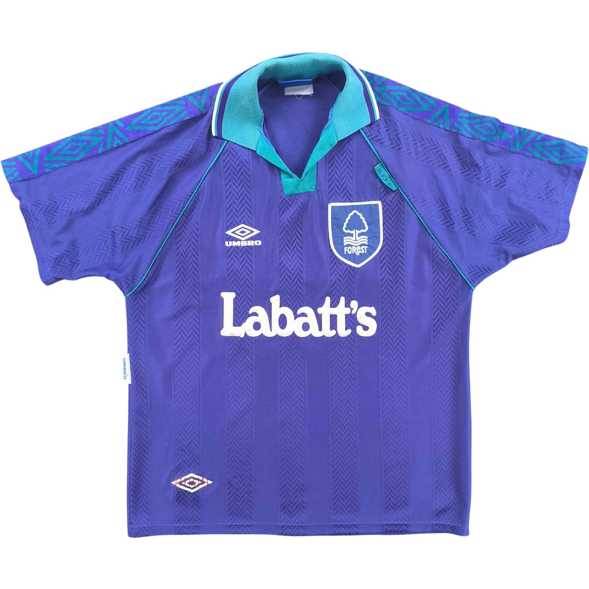 Umbro Nottingham Forest 1993-95 Umbro away football jersey size L Size US L / EU 52-54 / 3 - 1 Thumbnail