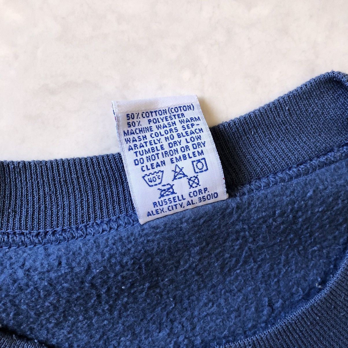 Russell Athletic RUSSEL ATHLETIC Vintage Plain Crewneck Sweatshirt Size US XL / EU 56 / 4 - 6 Thumbnail