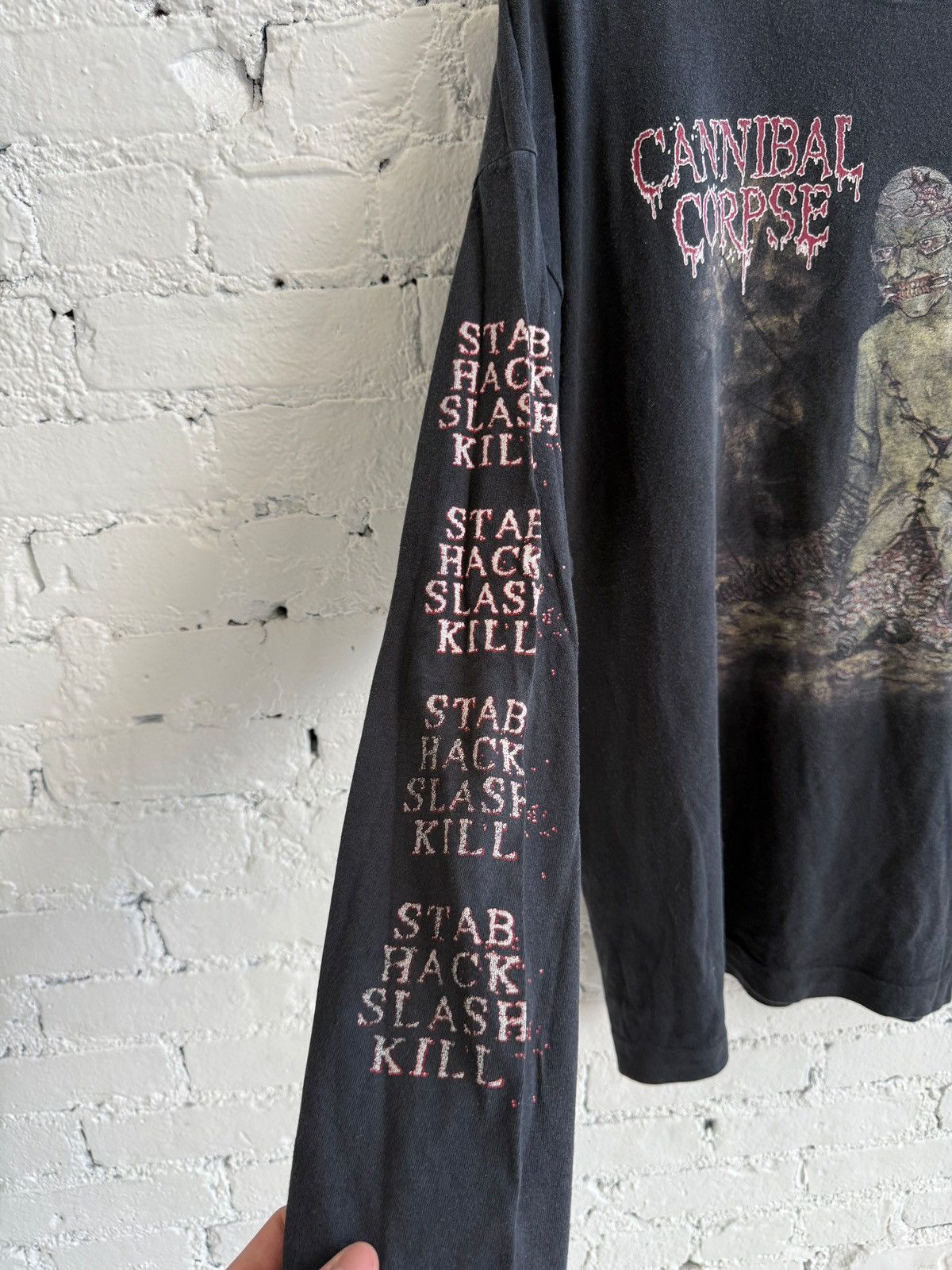 Vintage 1996 CANNIBAL CORPSE ‘VILE’ L/S TEE Size US XL / EU 56 / 4 - 2 Thumbnail
