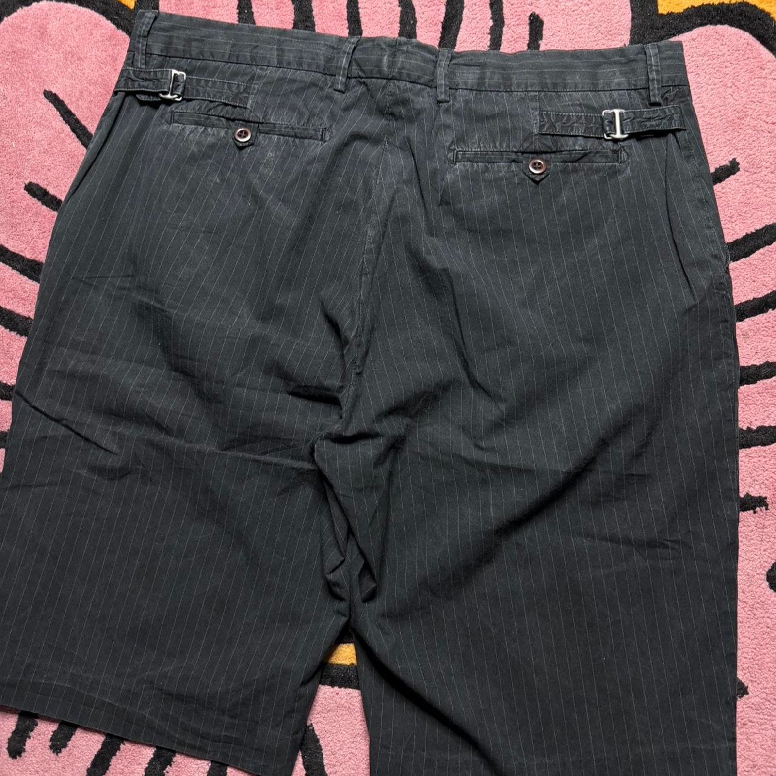 Polo Ralph Lauren × Ralph Lauren Polo Ralph Lauren Pinstripe Chino Shorts Size 36 Black Size US 36 / EU 52 - 8 Thumbnail