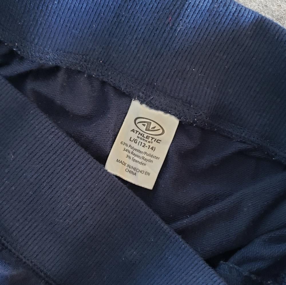 Athletic Works Navy Pocket Detailed AW Sweat Short Size 36" / US 14 / IT 50 - 5 Thumbnail