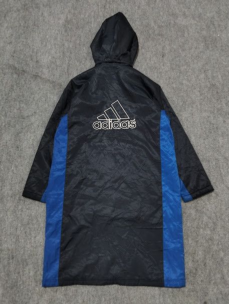 Adidas × Vintage 🔥 VTG Y2K Adidas Big Logo Japan Team Long Coat / Parka 🔥 Size US L / EU 52-54 / 3 - 1 Thumbnail