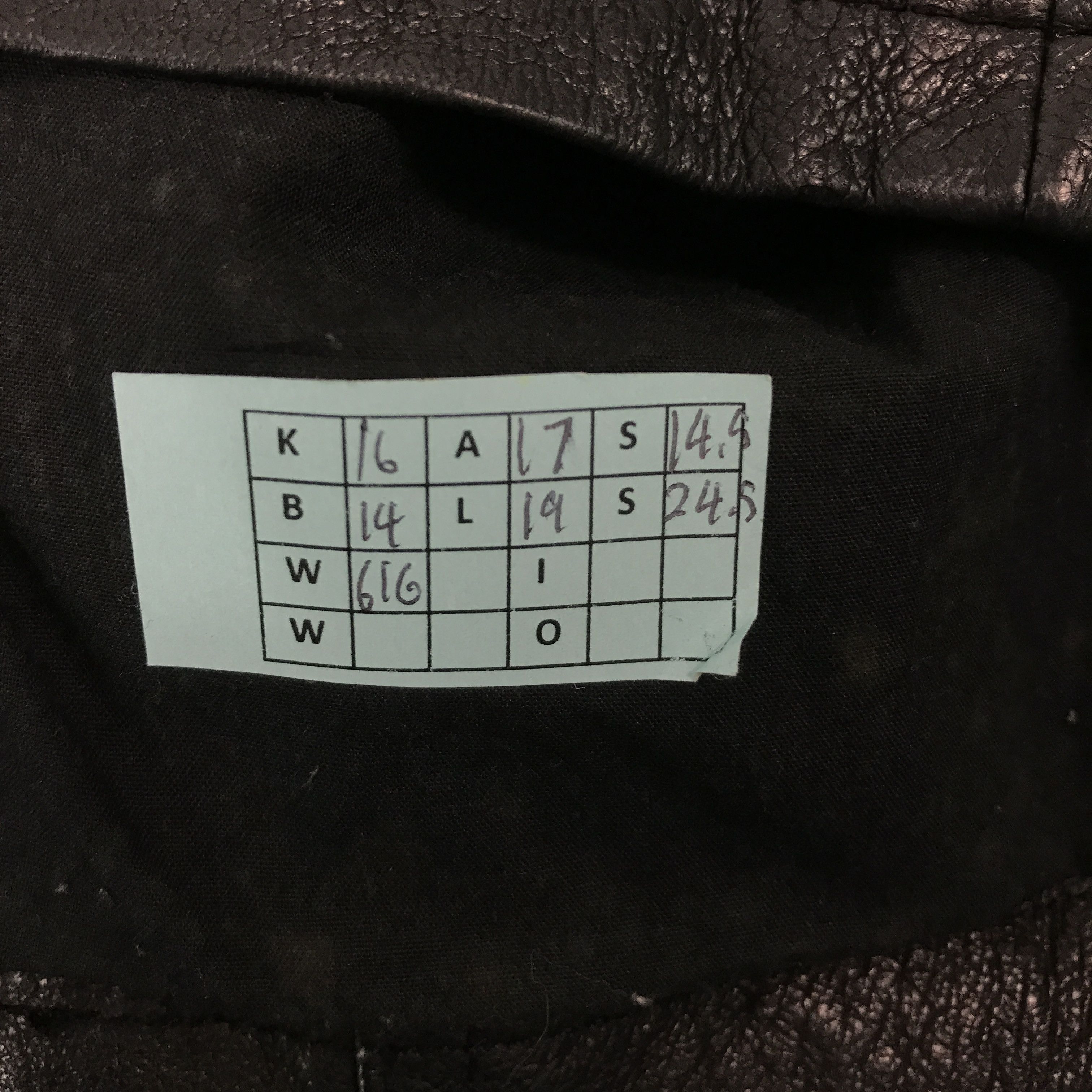 14th Addiction × Japanese Brand IFSIXWASNINE STYLE PAPER CRAFT LEATHER JACKET Size US S / EU 44-46 / 1 - 11 Thumbnail