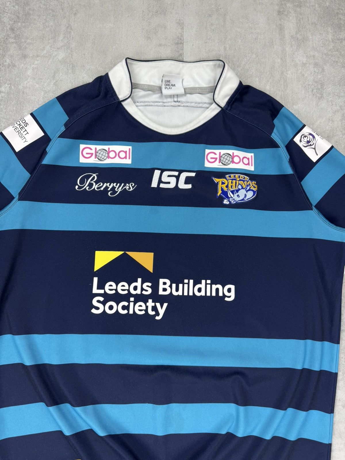 Other LEEDS RHINOS RUGBY LEAGUE ISC RUGBY T-shirt jersey size 3XL Size US XXL / EU 58 / 5 - 10 Thumbnail