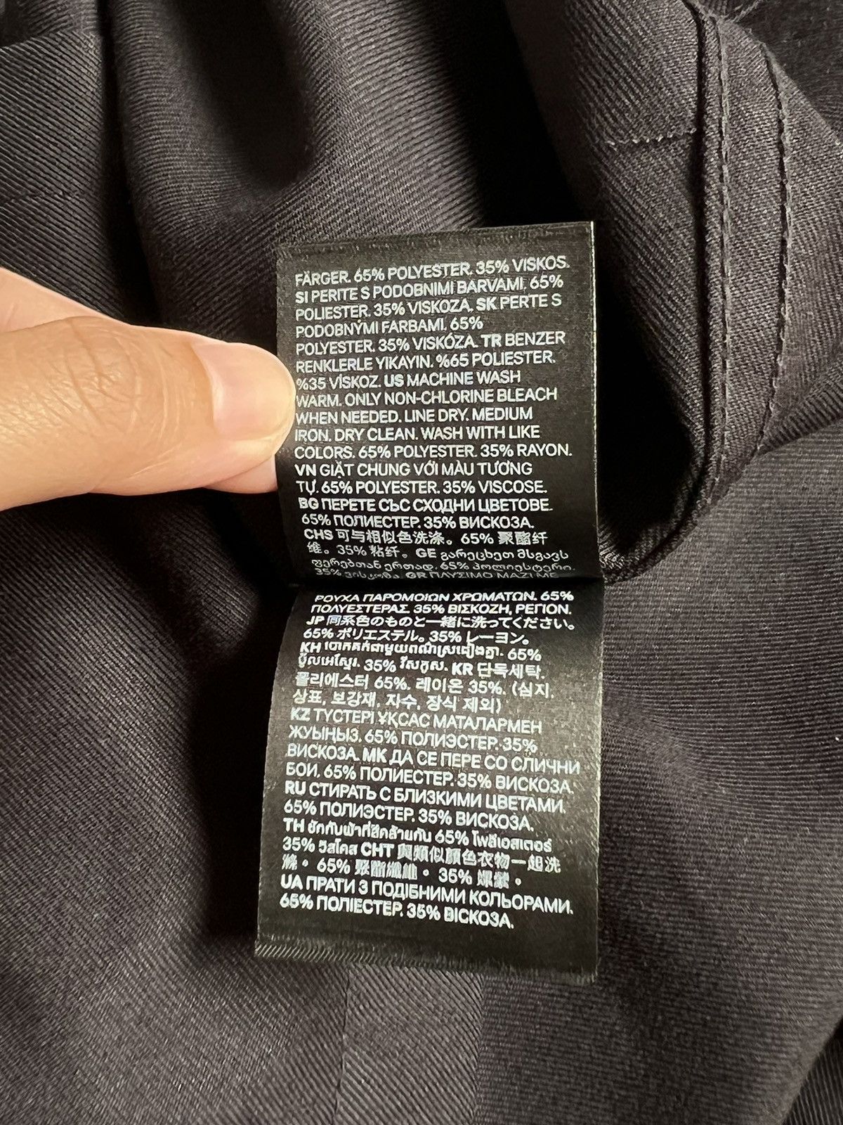 H&M H&M Black Pocket Boxy Oversize Black Outer Shirt Size US M / EU 48-50 / 2 - 14 Thumbnail