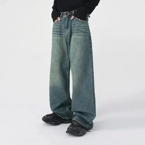 Japanese Brand Kitahara x Chi Retro washed damaged baggy jeans y2k hip hop Size US 32 / EU 48 - 3 Thumbnail