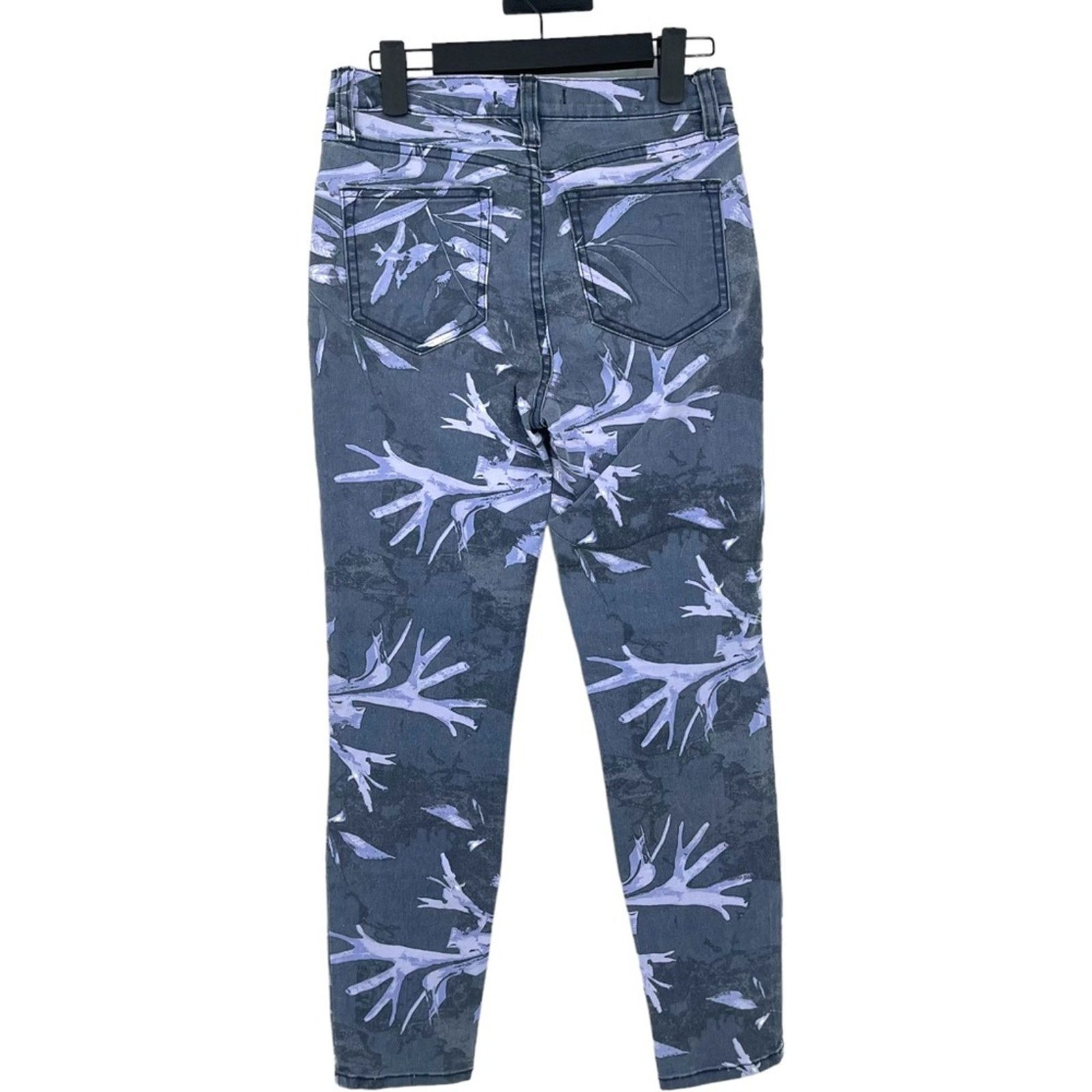 Free People Free People Blue Bamboo Mid Rise Ankle Skinny Jeans Size 26 Size 26" / US 2 / IT 38 - 3 Thumbnail