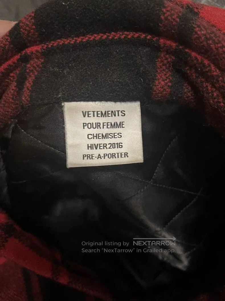 Vetements Vetements 16SS Plaid Shirt. Size US M / EU 48-50 / 2 - 4 Thumbnail