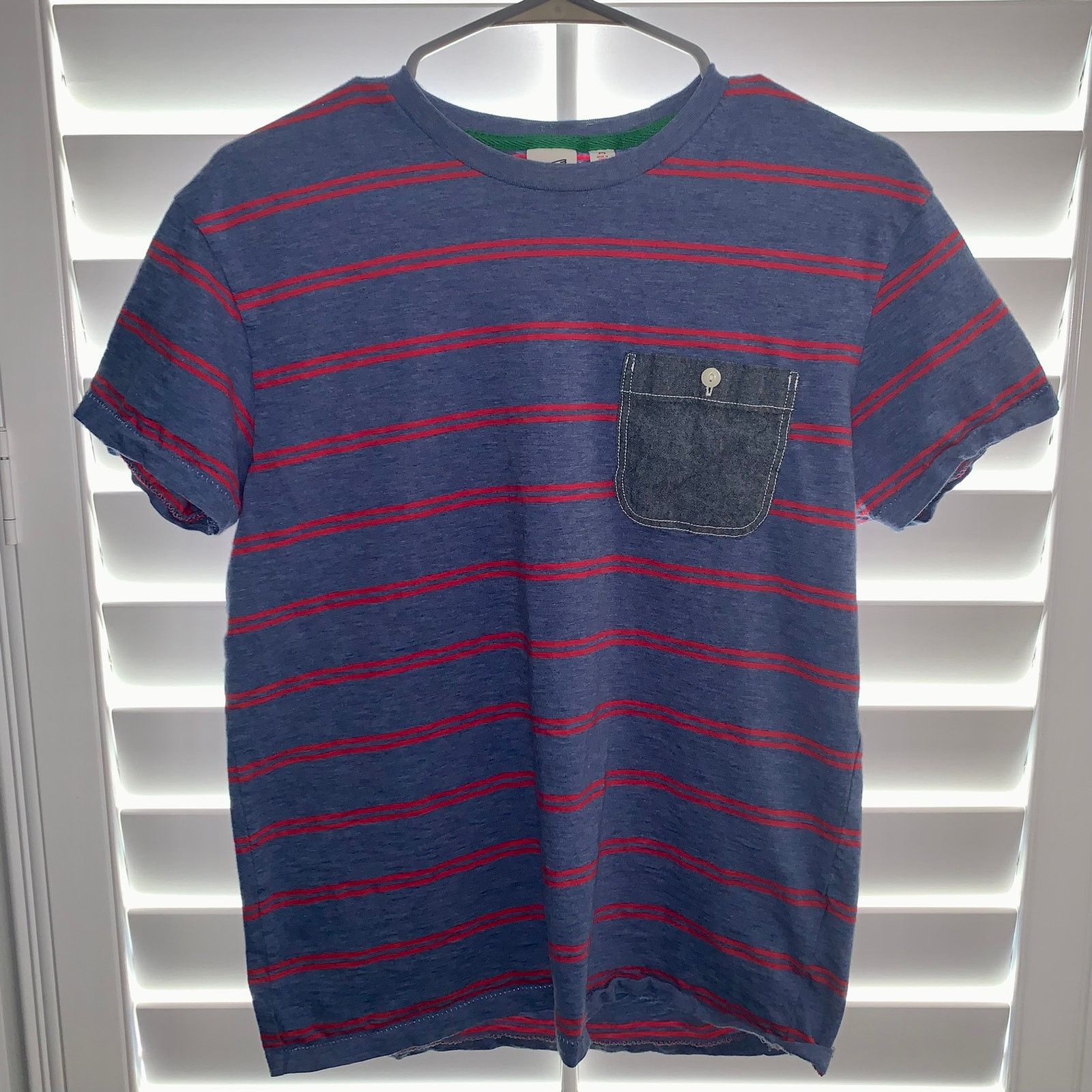 Michael Bastian Uniqlo Michael Bastian Shirt Blue Red Stripe Pocket Size US M / EU 48-50 / 2 - 1 Thumbnail