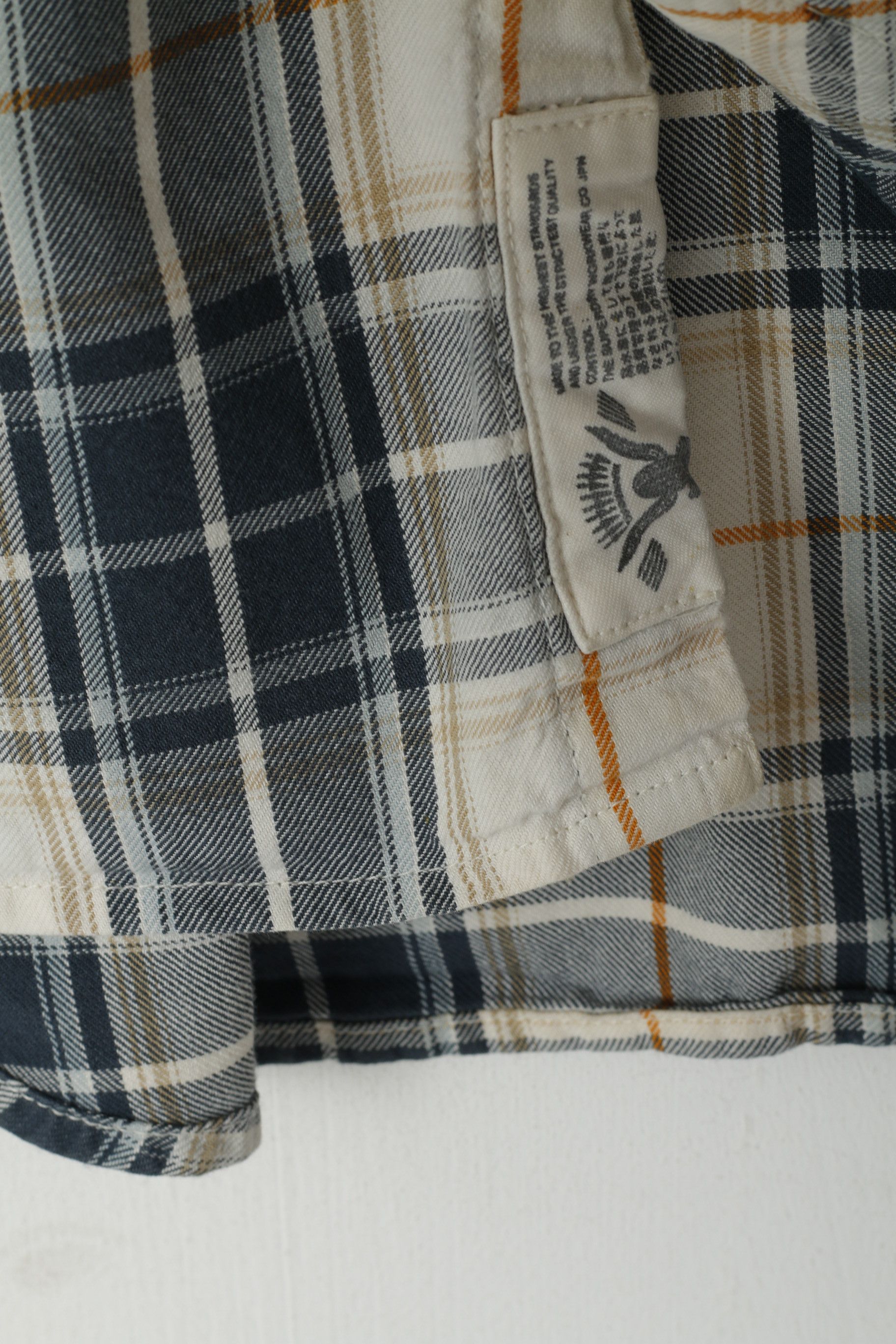 Superdry Superdry Men M Casual Shirt Beige Check 6354 Size US M / EU 48-50 / 2 - 6 Thumbnail