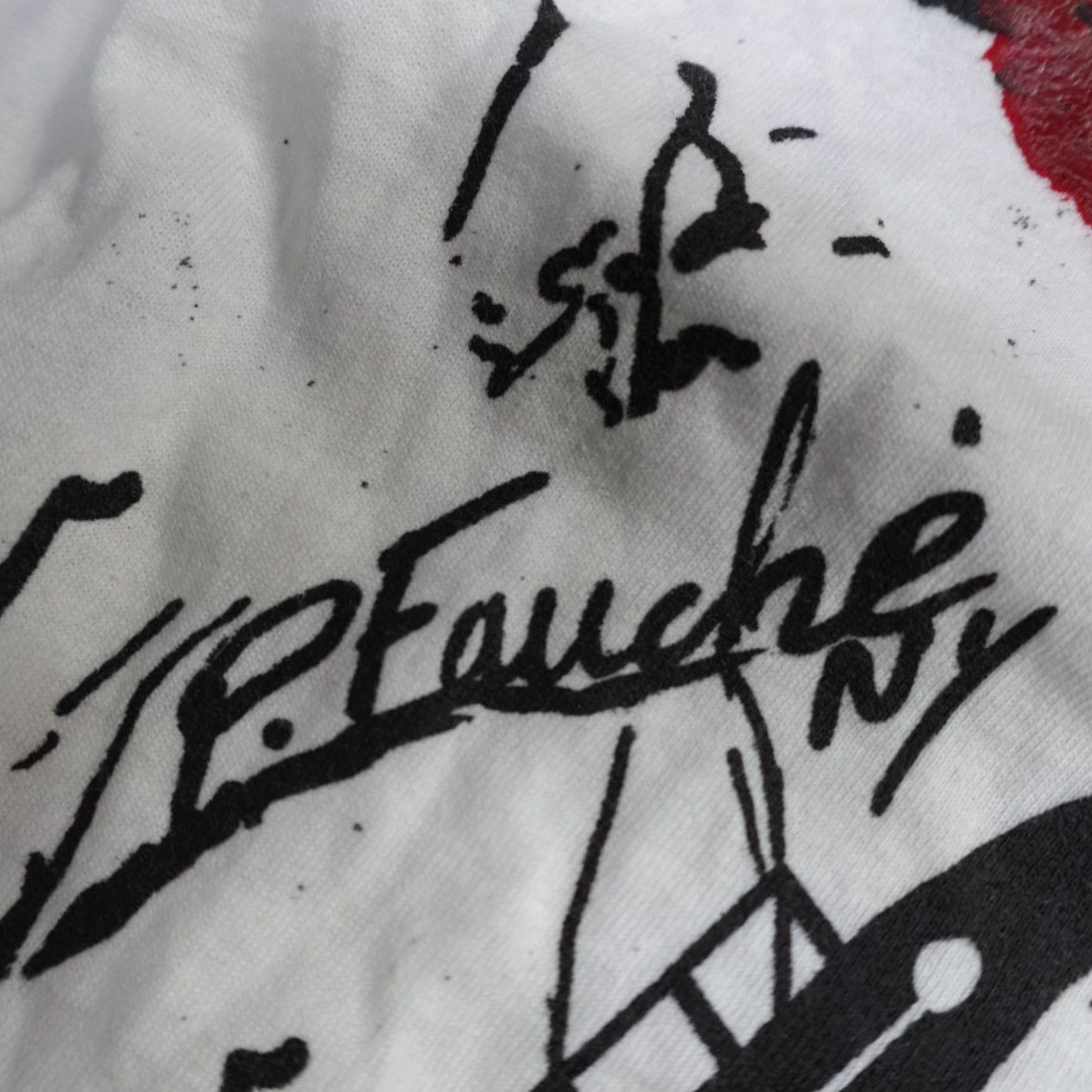 Vintage VINTAGE Jazz Shirt Men S White 1989 Abstract P.Fauche Size US S / EU 44-46 / 1 - 2 Thumbnail