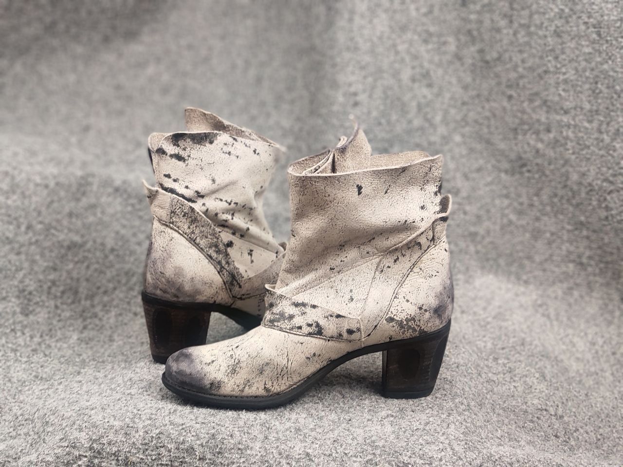 If Six Was Nine Vintage Papucei leather Ankle boots aged Ann MA+ guidi style Size US 10 / IT 40 - 10 Thumbnail
