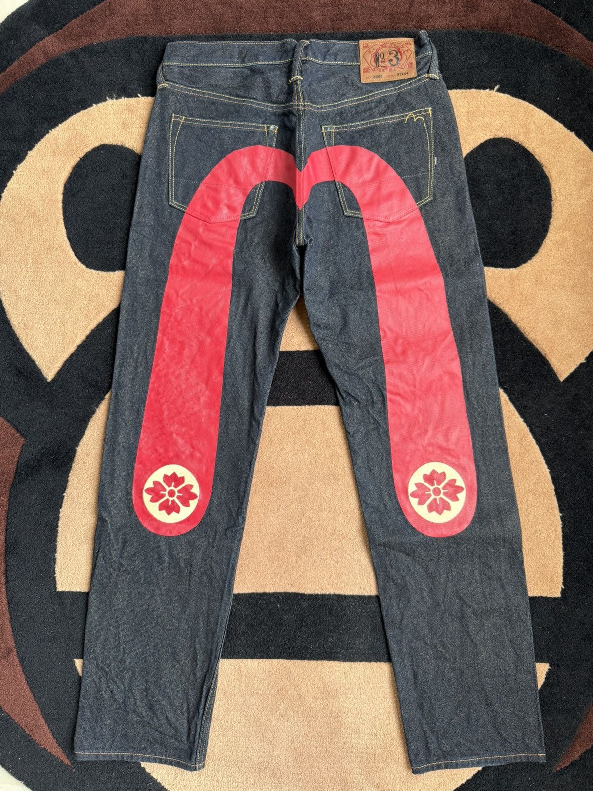 Evisu × Japanese Brand × Vintage evisu wings embroidery daicock
