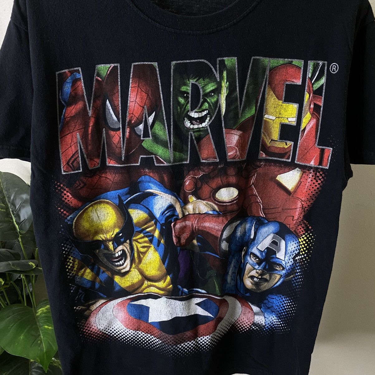 Marvel Comics Vintage Y2K Marvel Comics Characters T Shirt Size US M / EU 48-50 / 2 - 2 Thumbnail