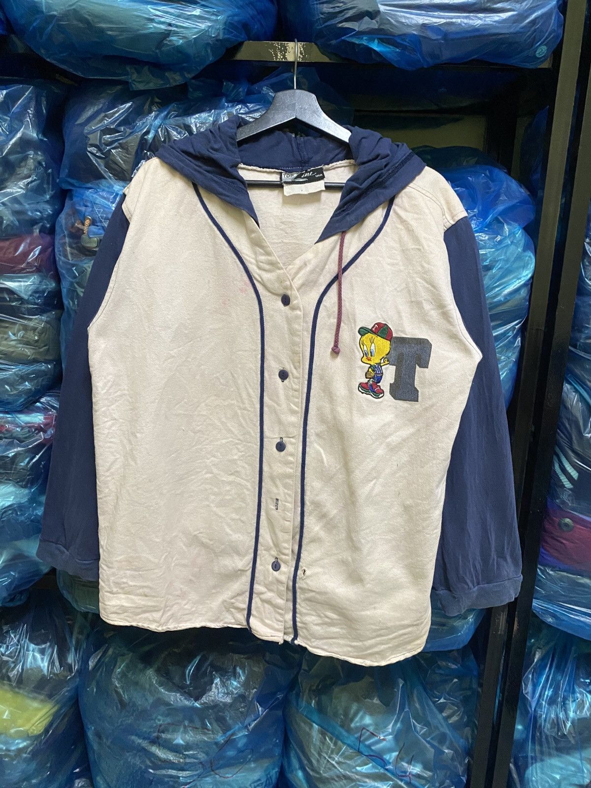 Vintage VINTAGE 90S LOONEY TUNES BASEBALL JERSEY Size US M / EU 48-50 / 2 - 1 Thumbnail