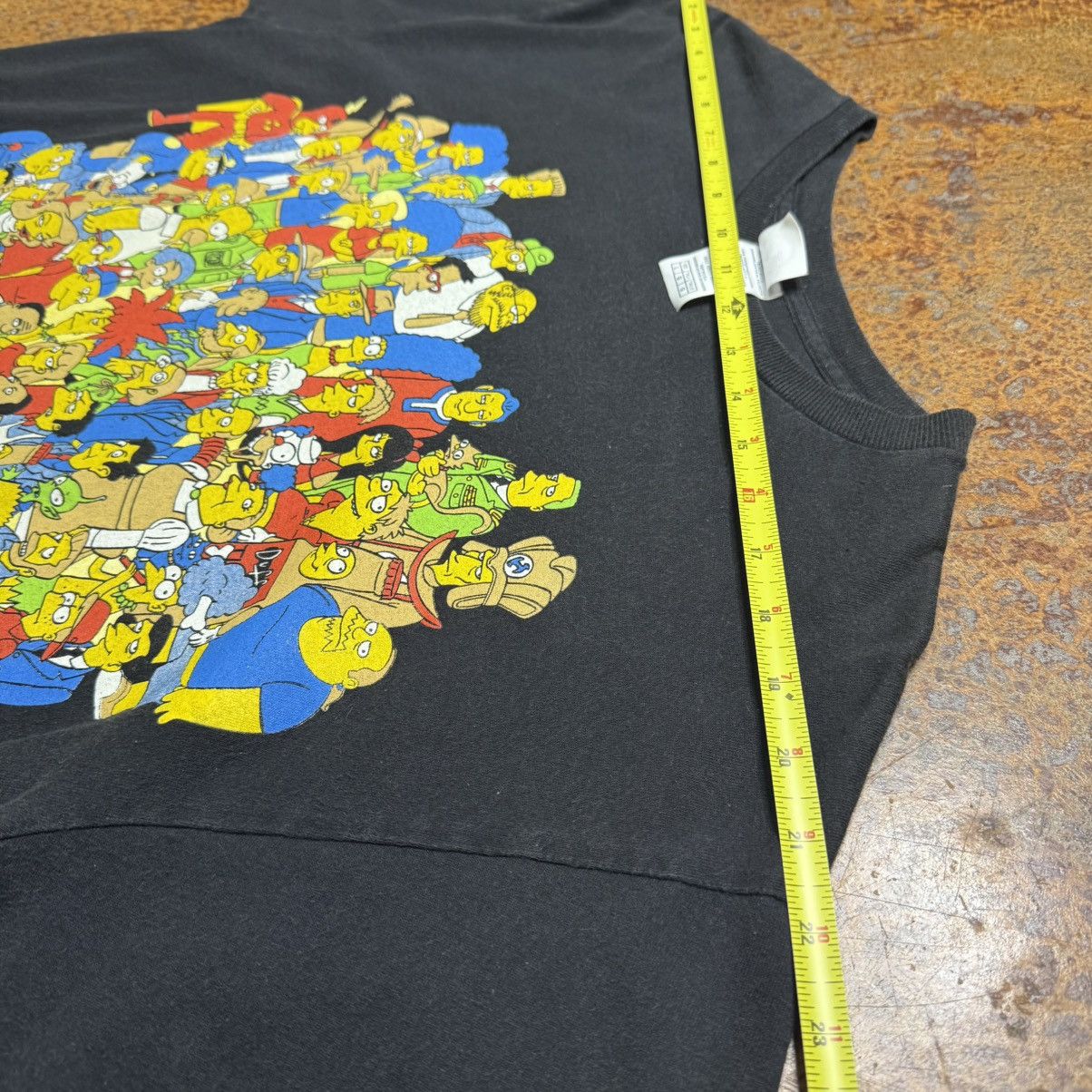 The Simpsons × Vintage Super sick vintage 2000s black The Simpsons Graphic Tshirt Size US L / EU 52-54 / 3 - 4 Thumbnail