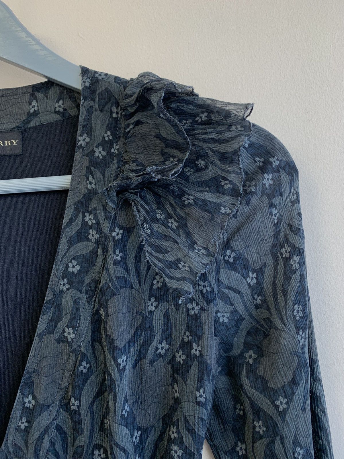 Burberry Burberry Floral Silk Women Dress Size XS / US 0-2 / IT 36-38 - 3 Thumbnail