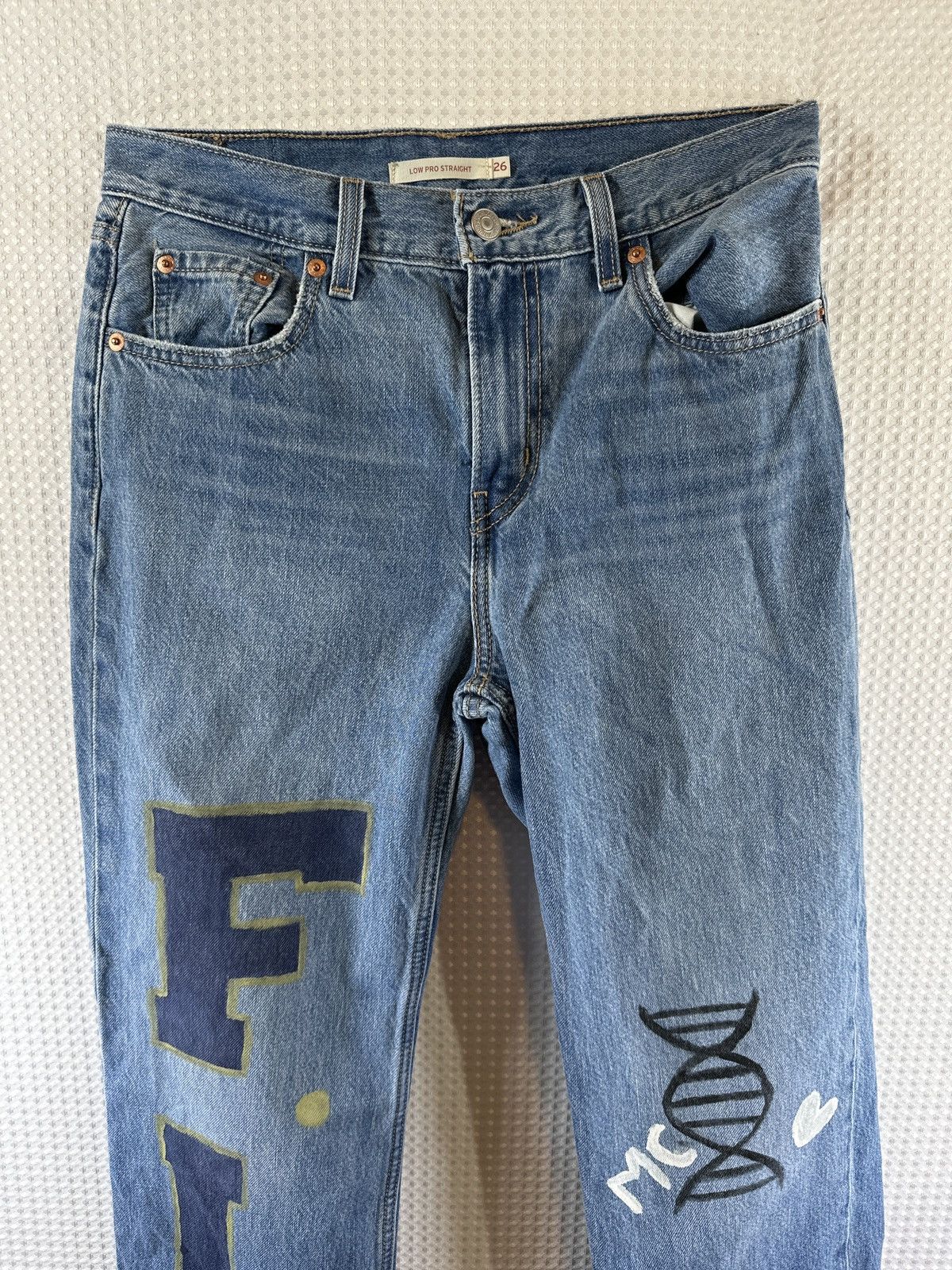 Levi's Levi’s LOW PRO CUSTOM FIU JEANS Size 26" / US 2 / IT 38 - 4 Thumbnail