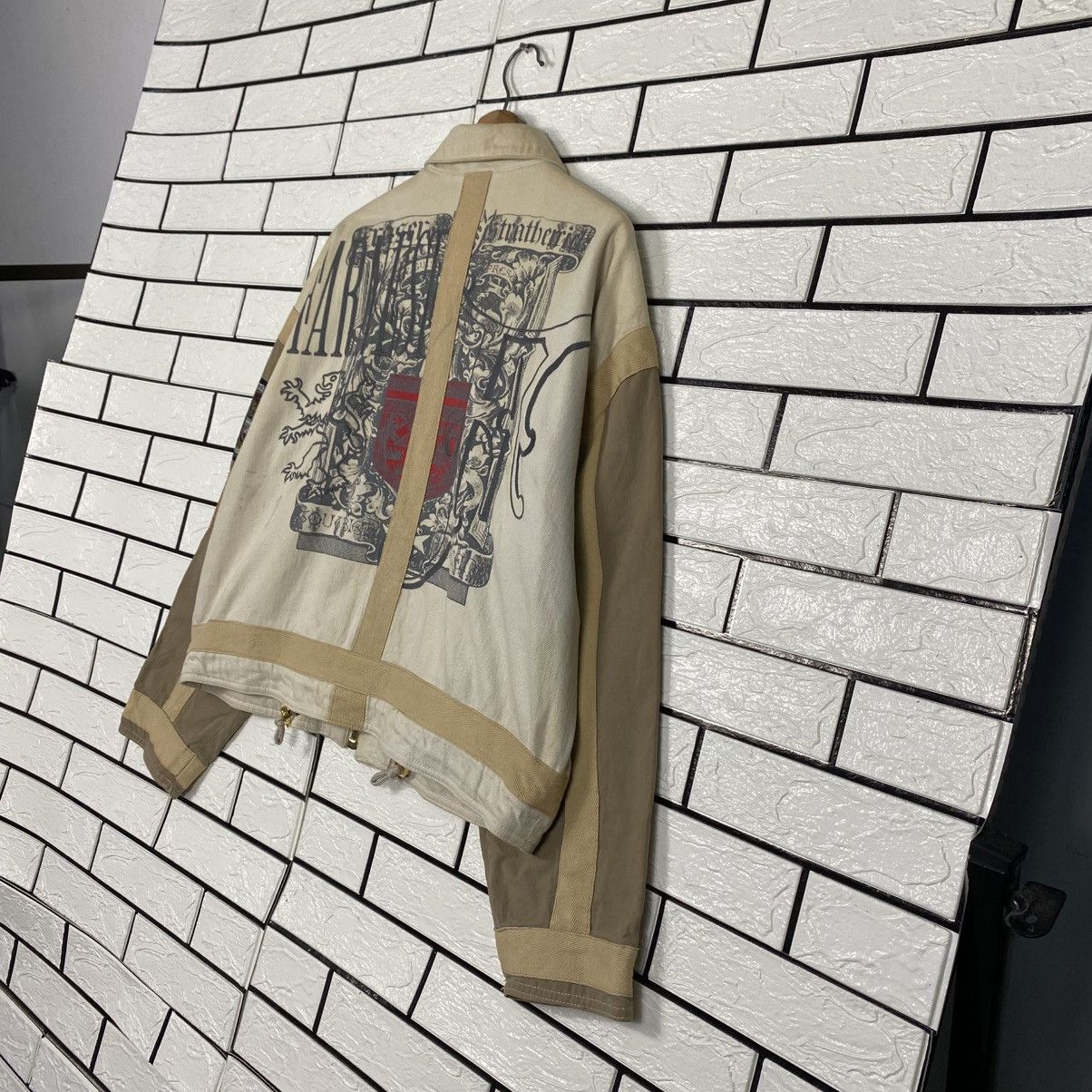 Hysteric Glamour 📌Cropped Zipper Denim Chore Jacket Farnese Big Logo Size US L / EU 52-54 / 3 - 11 Thumbnail