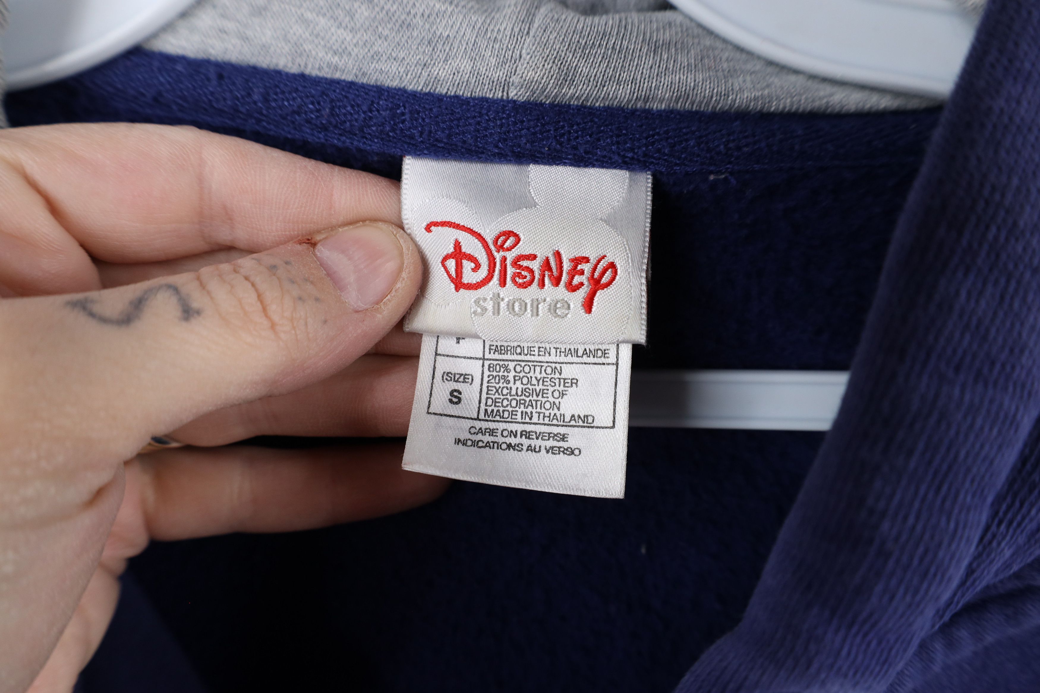 Disney × Vintage Vintage 90s Disney Winnie the Pooh Eeyore Full Zip Hoodie Size S / US 4 / IT 40 - 12 Thumbnail