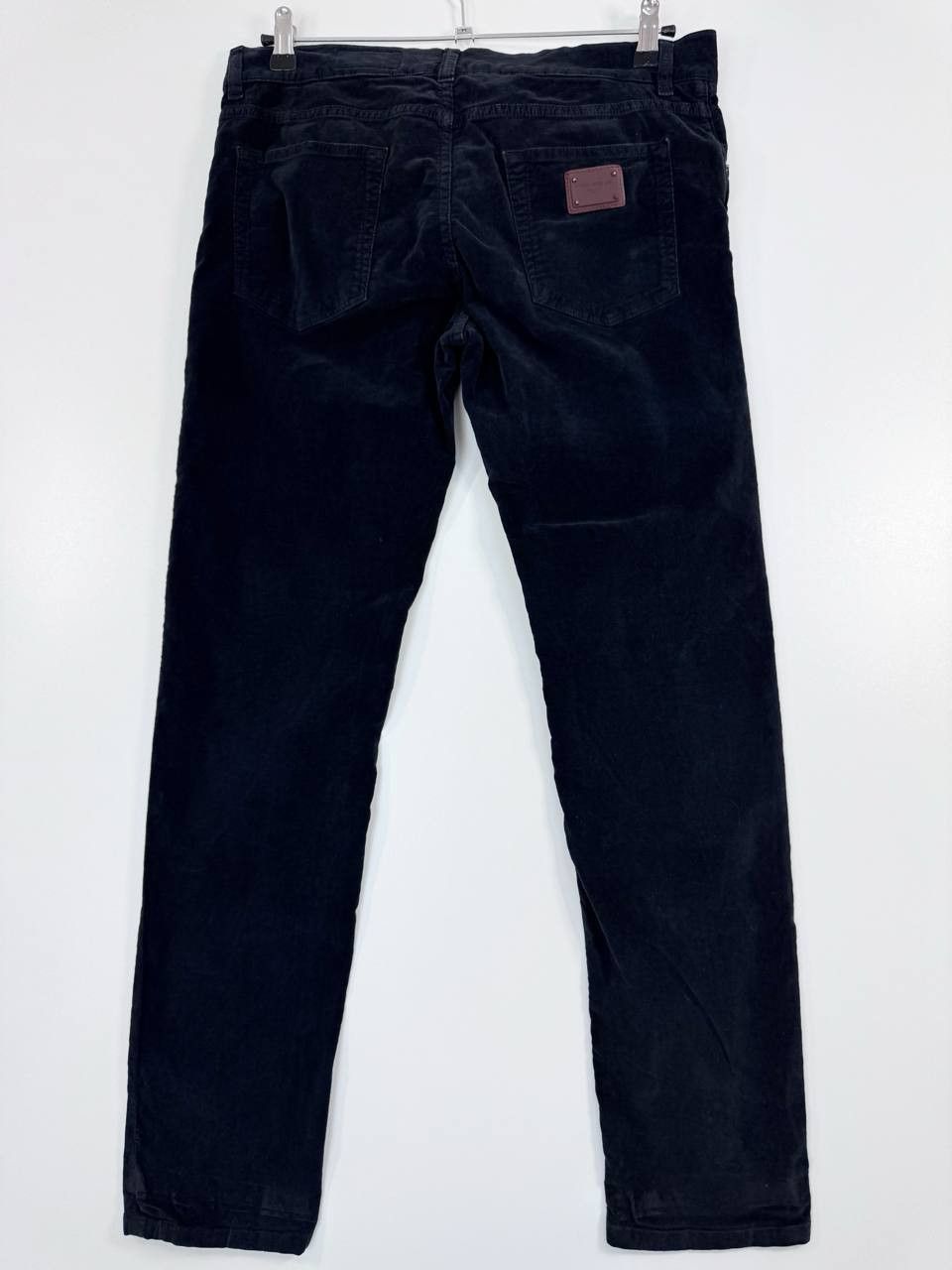 Dolce & Gabbana Dolce & Gabbana Mens Black Velvet Jeans Skinny 50 Size US 34 / EU 50 - 10 Thumbnail