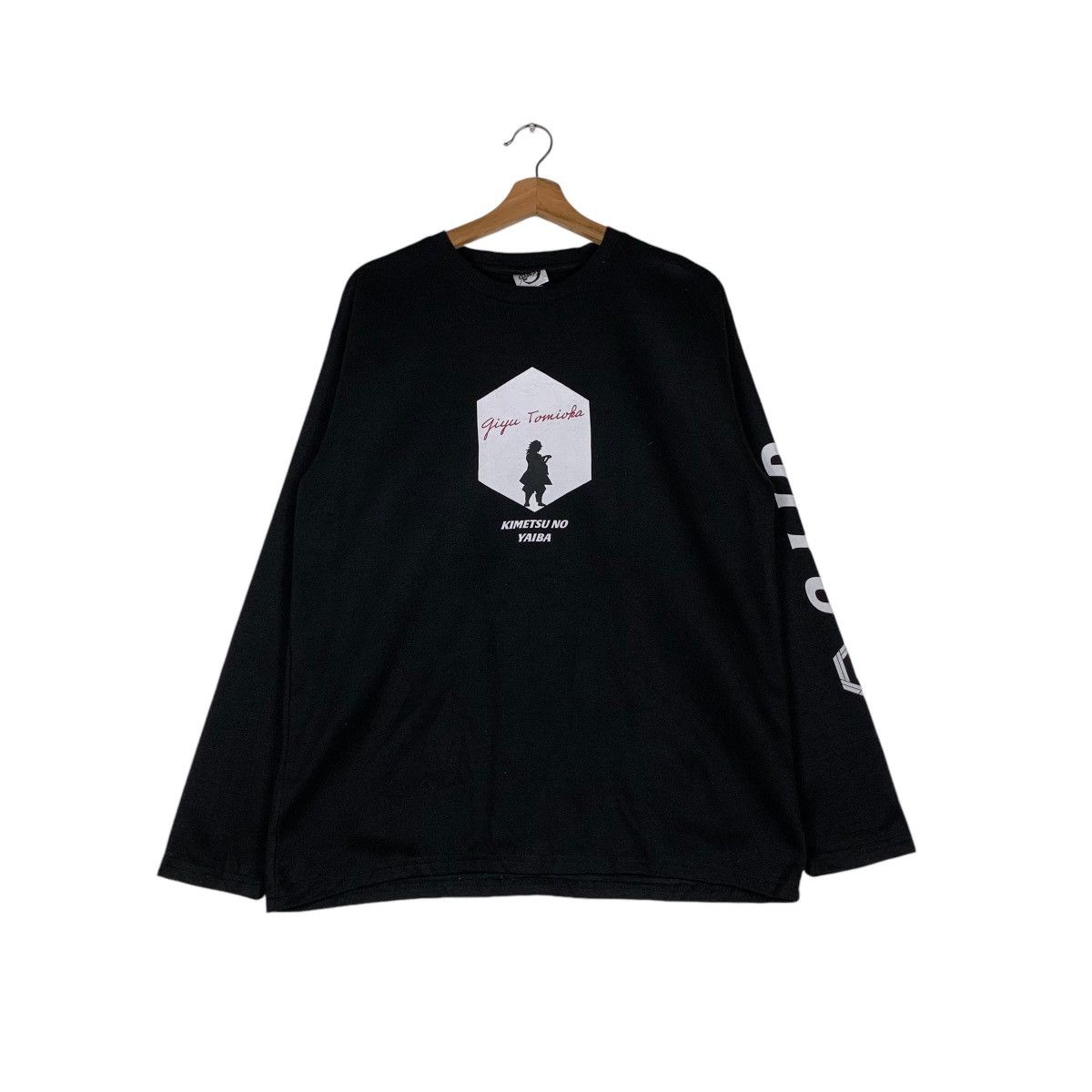Vintage Demon Slayer Giyu Tomioka Long Sleeve T Shirt #1364-C62 Size US L / EU 52-54 / 3 - 1 Thumbnail