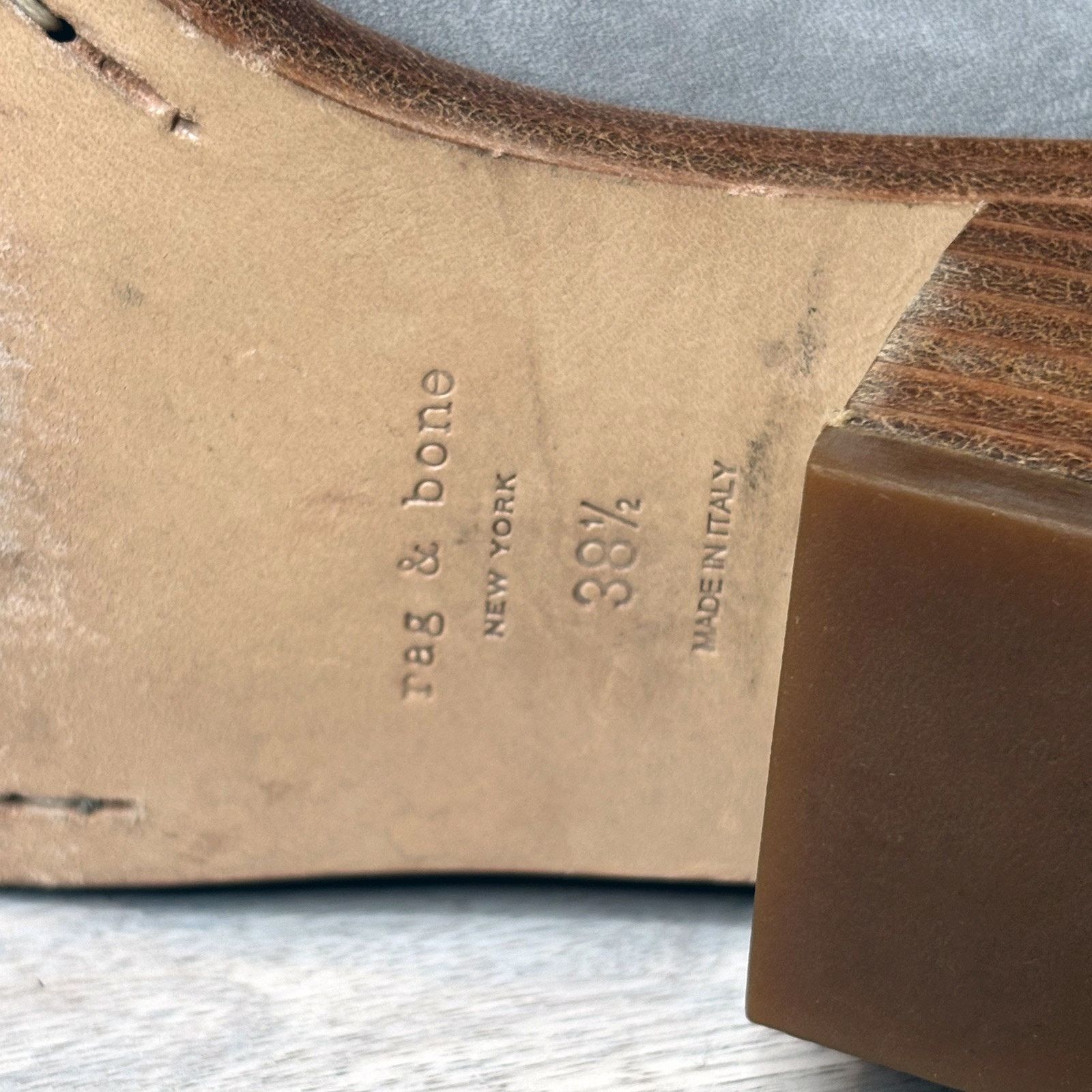 Rag & Bone Rag & Bone Sullivan Women's Grey Leather Boots Shoes Size 8 Size US 8 / IT 38 - 9 Thumbnail