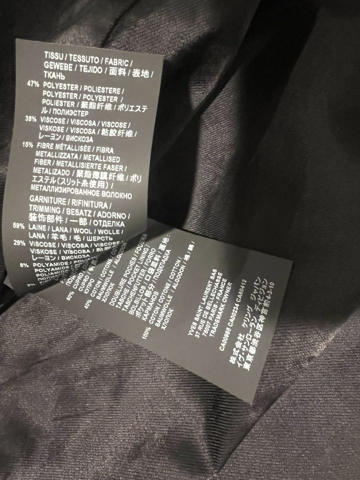 Saint Laurent Paris Saint Laurent teddy jacket . 52/L. $2500 Size US L / EU 52-54 / 3 - 3 Thumbnail