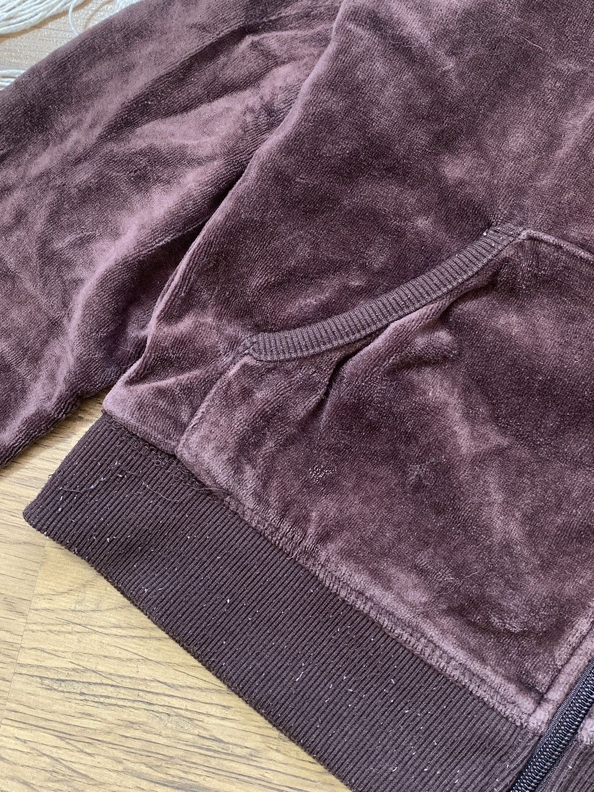 VELOUR VINTAGE JUICY COUTURE BROWN 2000s style SUITS