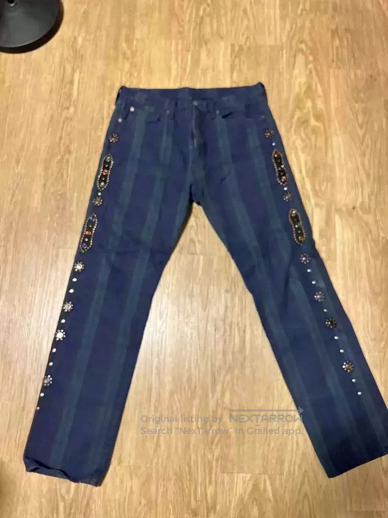 Kapital kapital Black and green checkered gem pants. Size US 36 / EU 52 - 1 Thumbnail