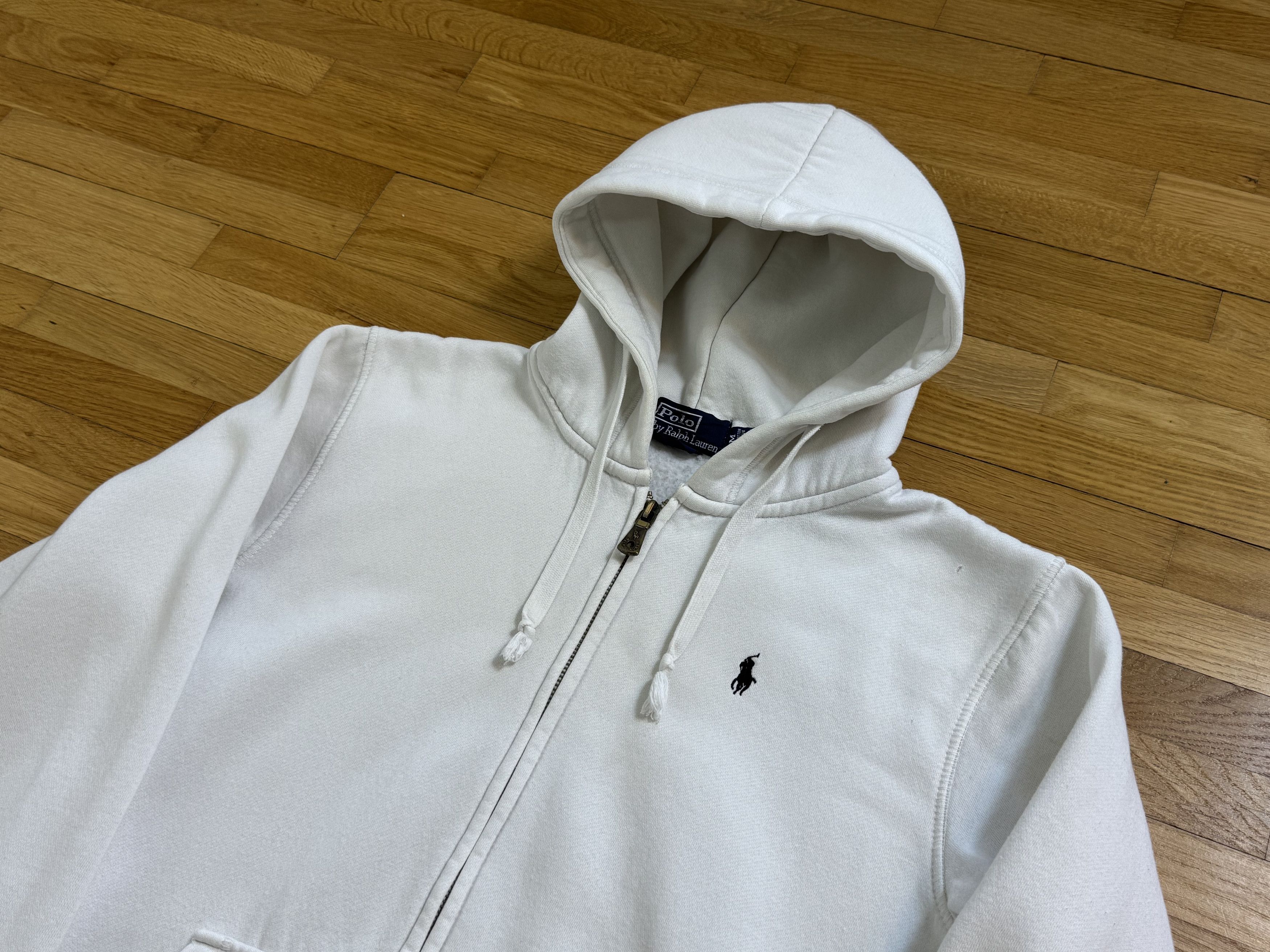 Ralph Lauren White zip hoodie RALPH LAUREN Size M / US 6-8 / IT 42-44 - 6 Thumbnail