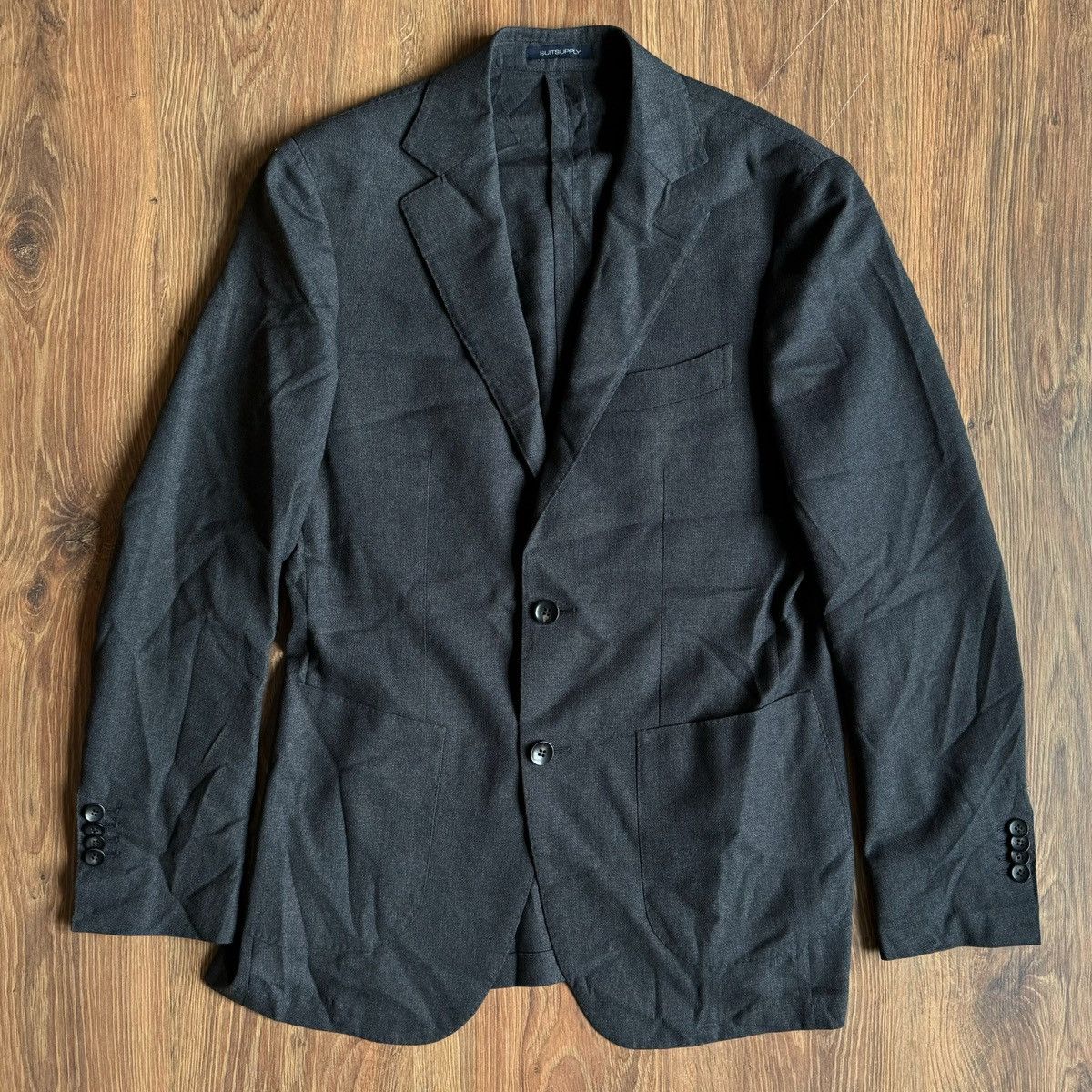Suitsupply Suitsupply Havana Patch UL Pure Wool Slim Blazer Men’s 46 Size 46S - 1 Thumbnail