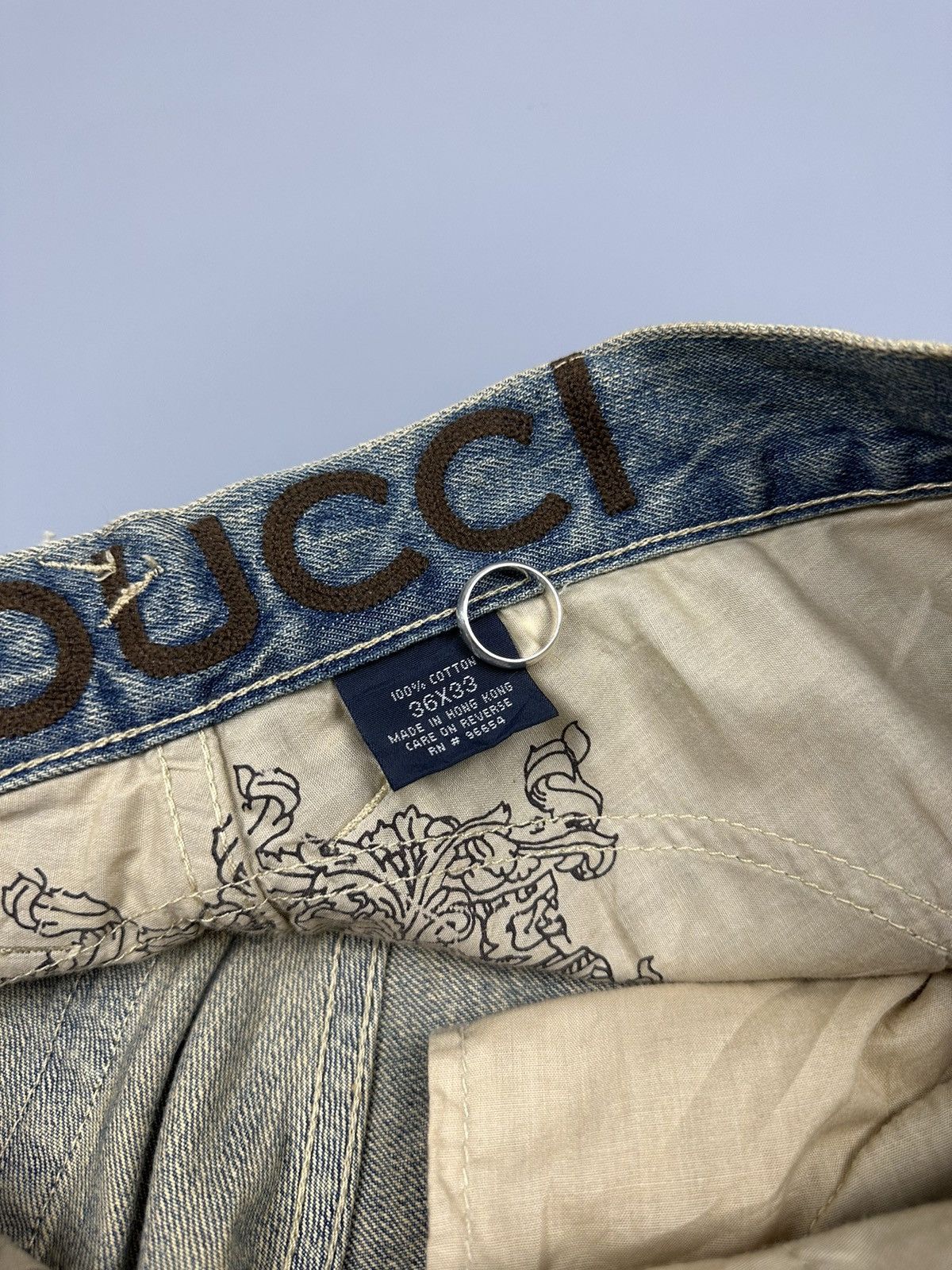 Other VINTAGE DAVOUCCI BAGGY JEANS Size US 36 / EU 52 - 14 Thumbnail