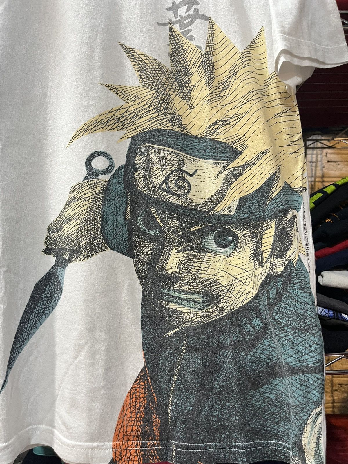 Vintage Uzumaki Naruto Manga Promo Tee 1999s Size US M / EU 48-50 / 2 - 2 Thumbnail