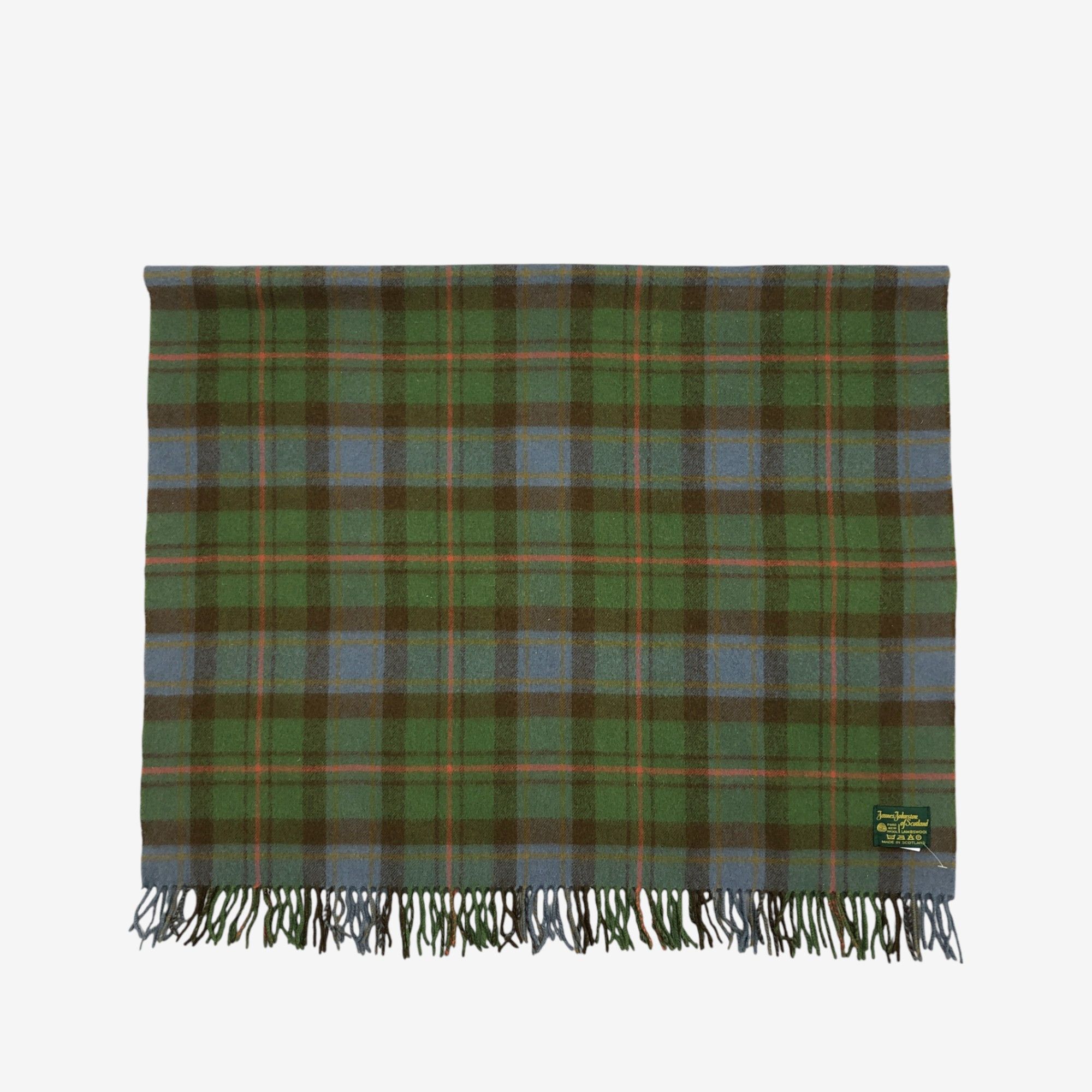 Japanese Brand Vintage Johnston Scarf Muffler Wool Stole Wraps Scarves Size ONE SIZE - 3 Thumbnail