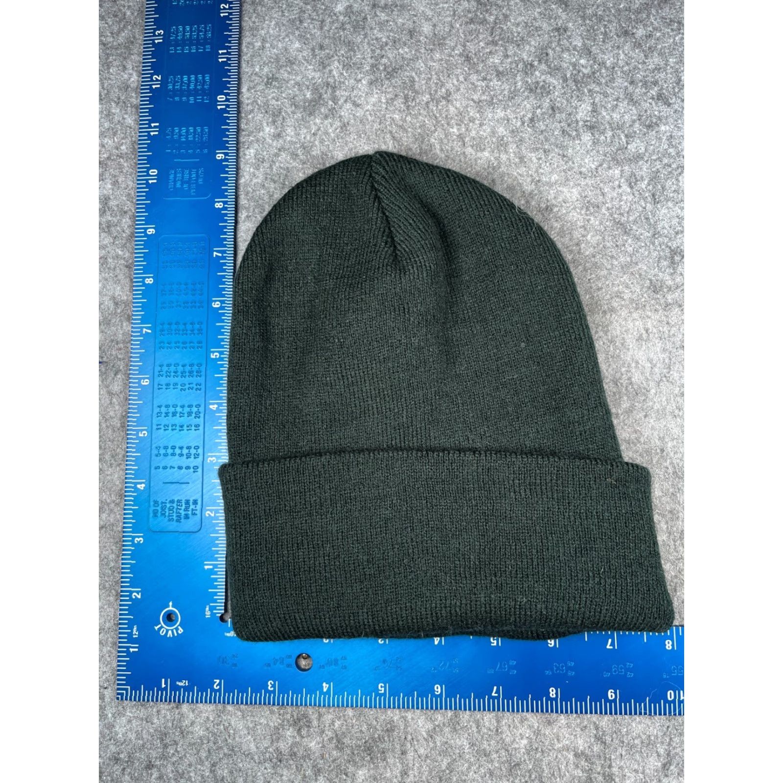 Port & Company RWK Construction Co Beanie Adult One Size Black Knit 100% Acrylic Ski Port & Company Beanie Hats Unisex Adults Size ONE SIZE - 4 Thumbnail