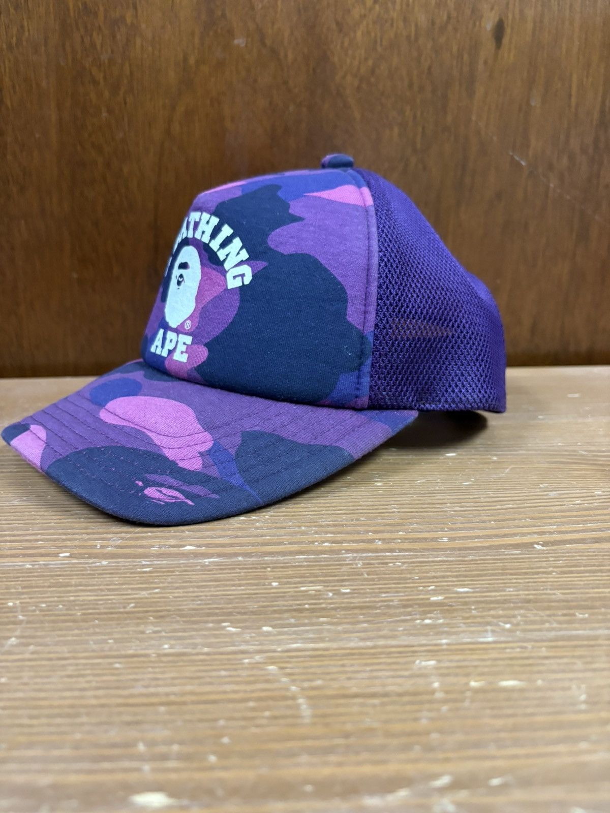 Bape Bathing Ape Snapback Trucker Cap Size ONE SIZE - 2 Thumbnail