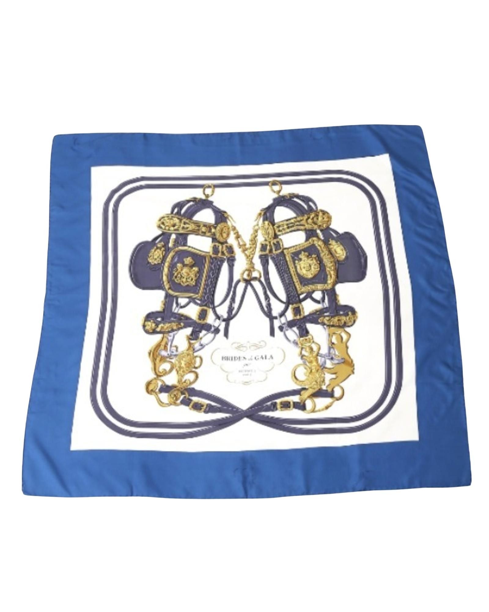 image of Hermes Luxurious Silk Scarf With Vibrant Design, Women's
