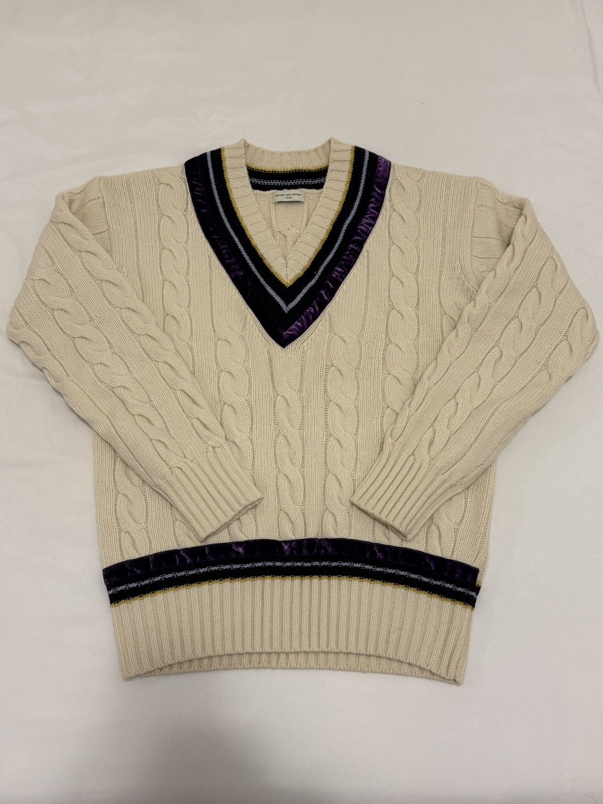 Dries Van Noten MADE IN BELGIUM - Dries Van Noten - 'Minthe' Jumper Size US S / EU 44-46 / 1 - 1 Thumbnail