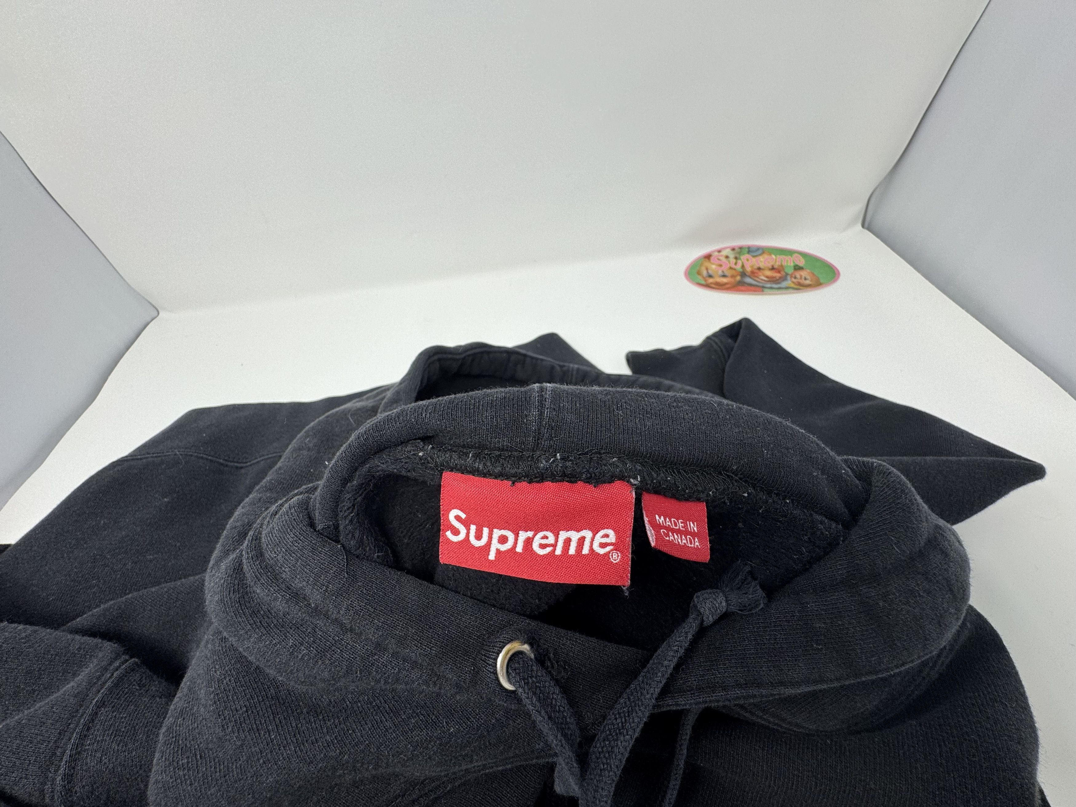 Supreme Script cursive hoodie sweatshirt large black Size US L / EU 52-54 / 3 - 2 Thumbnail
