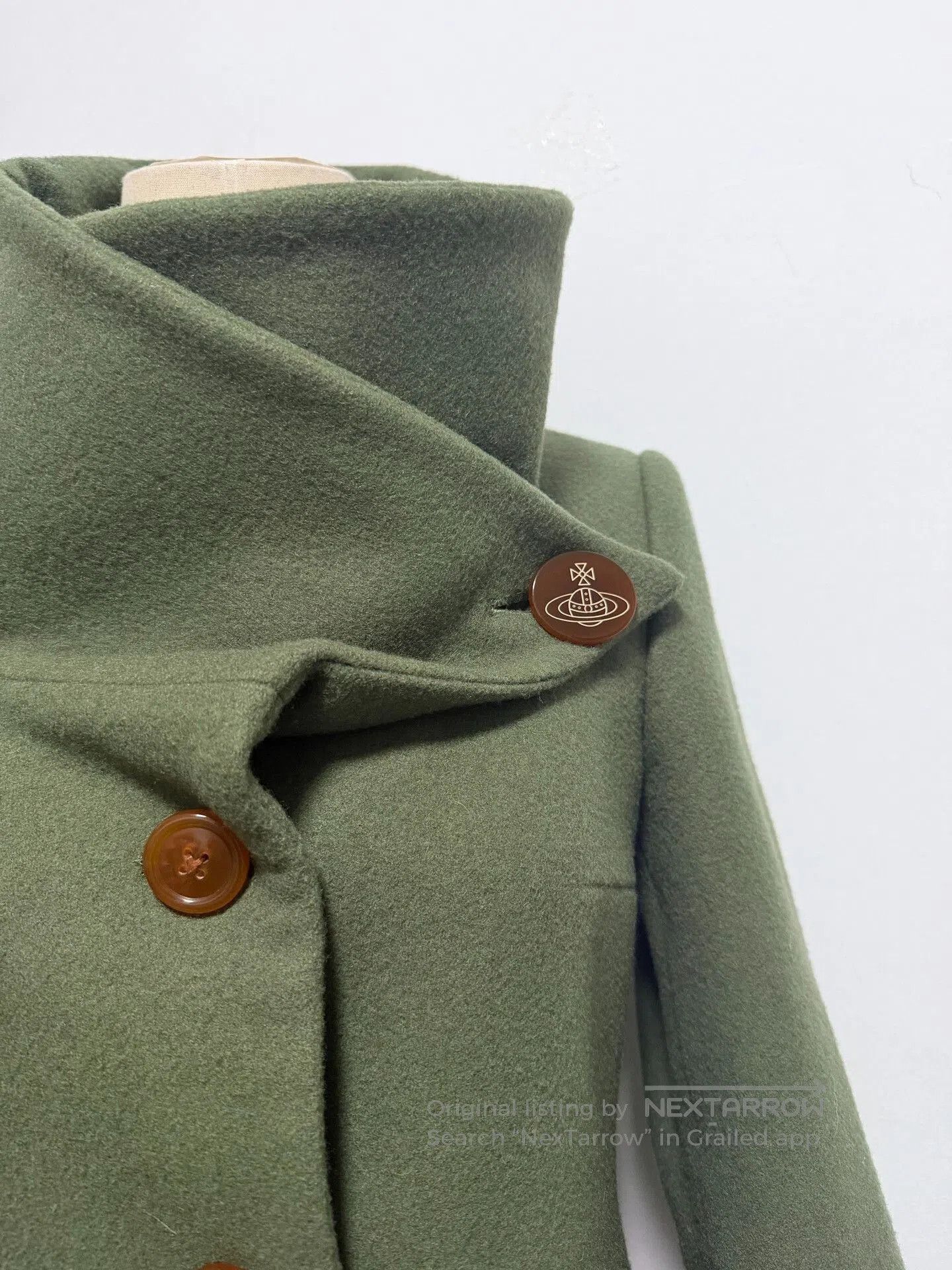 Vivienne Westwood Vivienne Westwood Matcha Wool Coat. Size M / US 6-8 / IT 42-44 - 9 Thumbnail