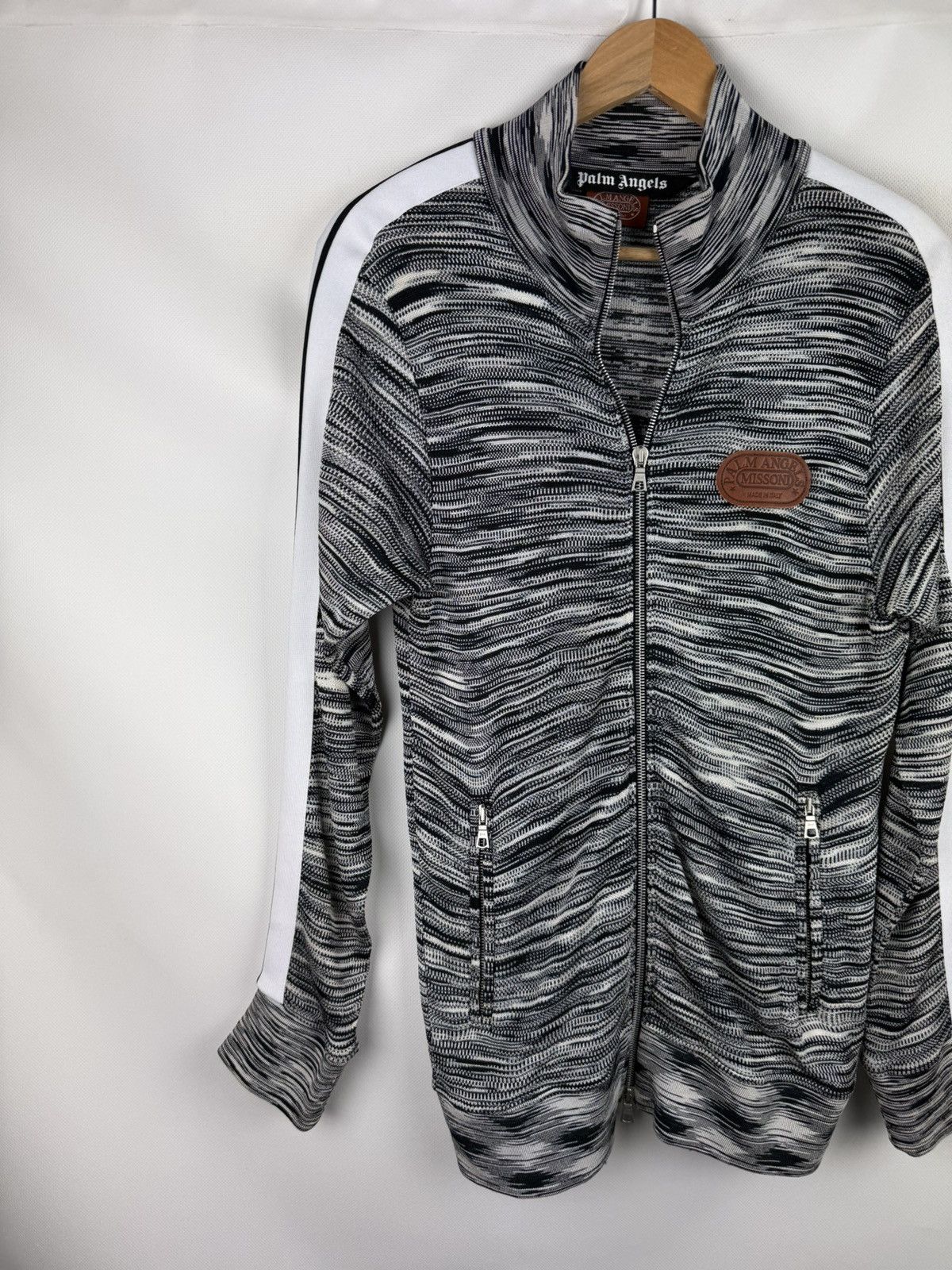 Missoni × Palm Angels Palm Angels Missoni Melange Knit Zip Up Track Top Jacket Size US M / EU 48-50 / 2 - 3 Thumbnail
